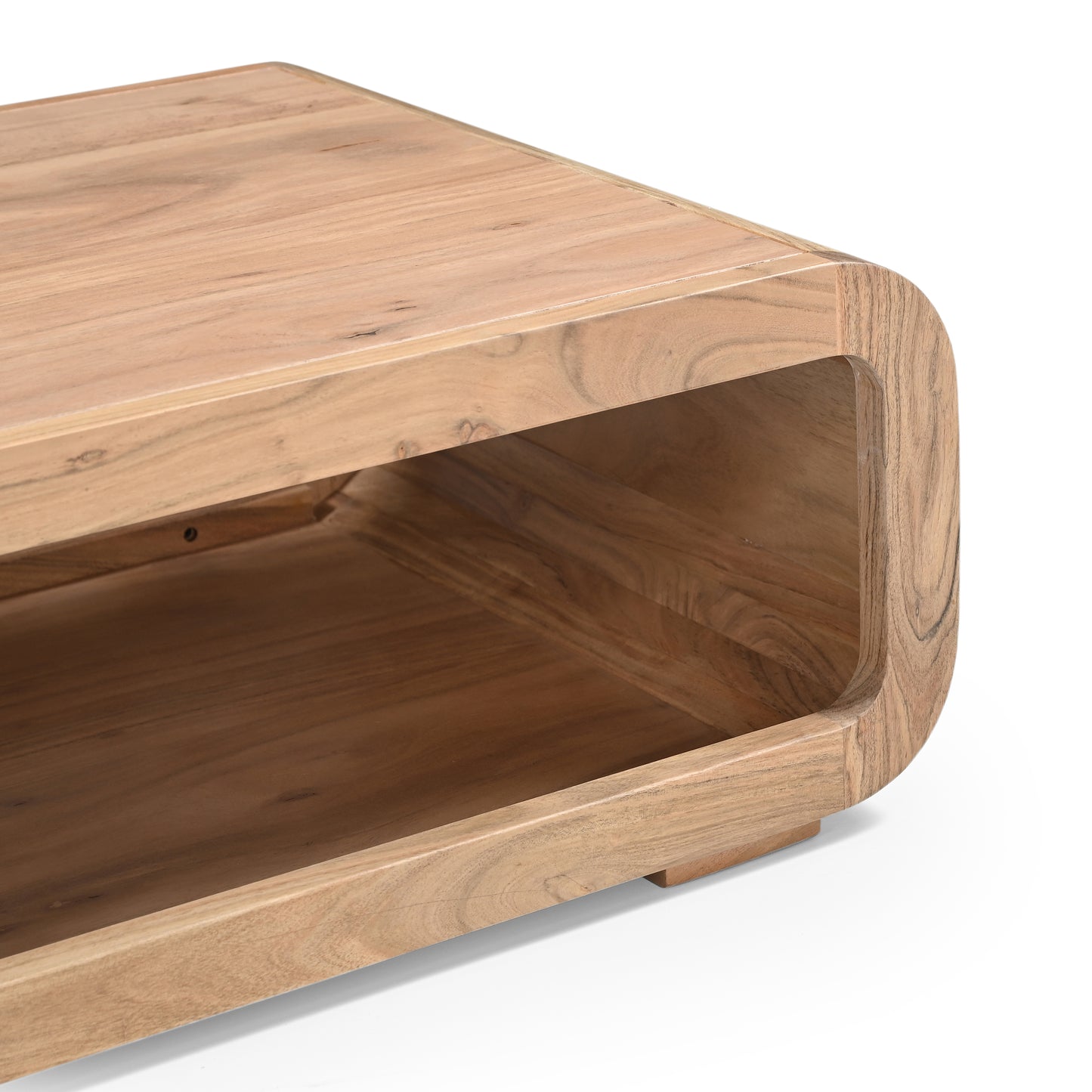 Ren Solid Acaica Wood Coffee Table Natural