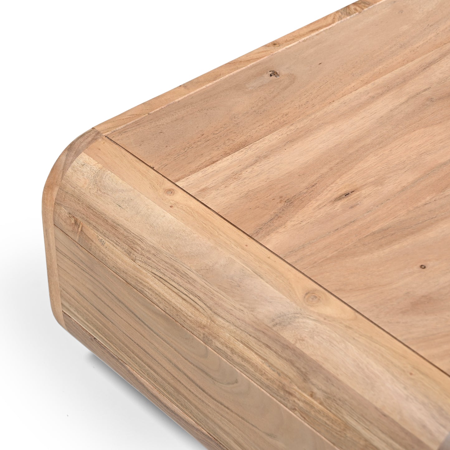 Ren Solid Acaica Wood Coffee Table Natural