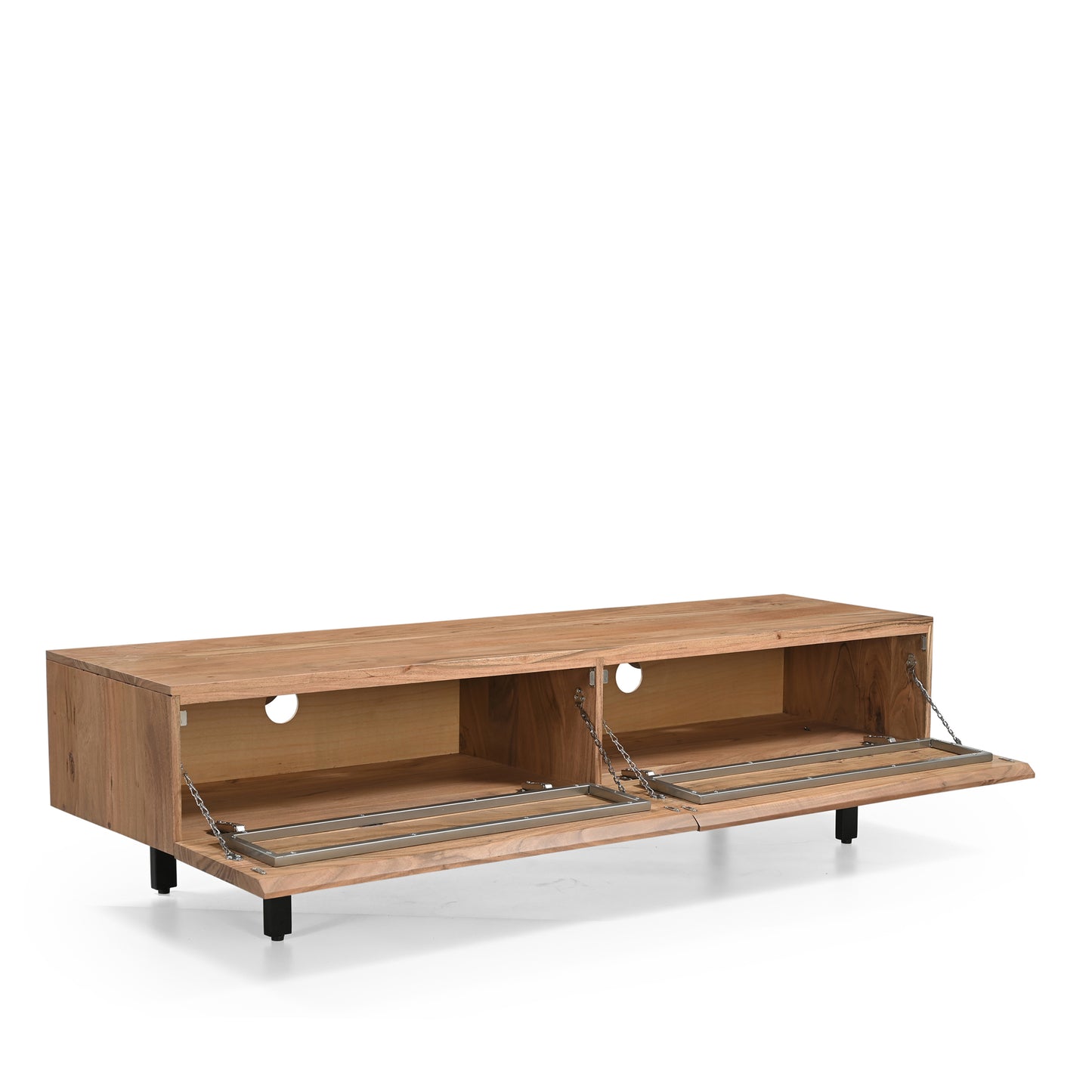 Kenji Solid Acacia Wood Medium TV Stand