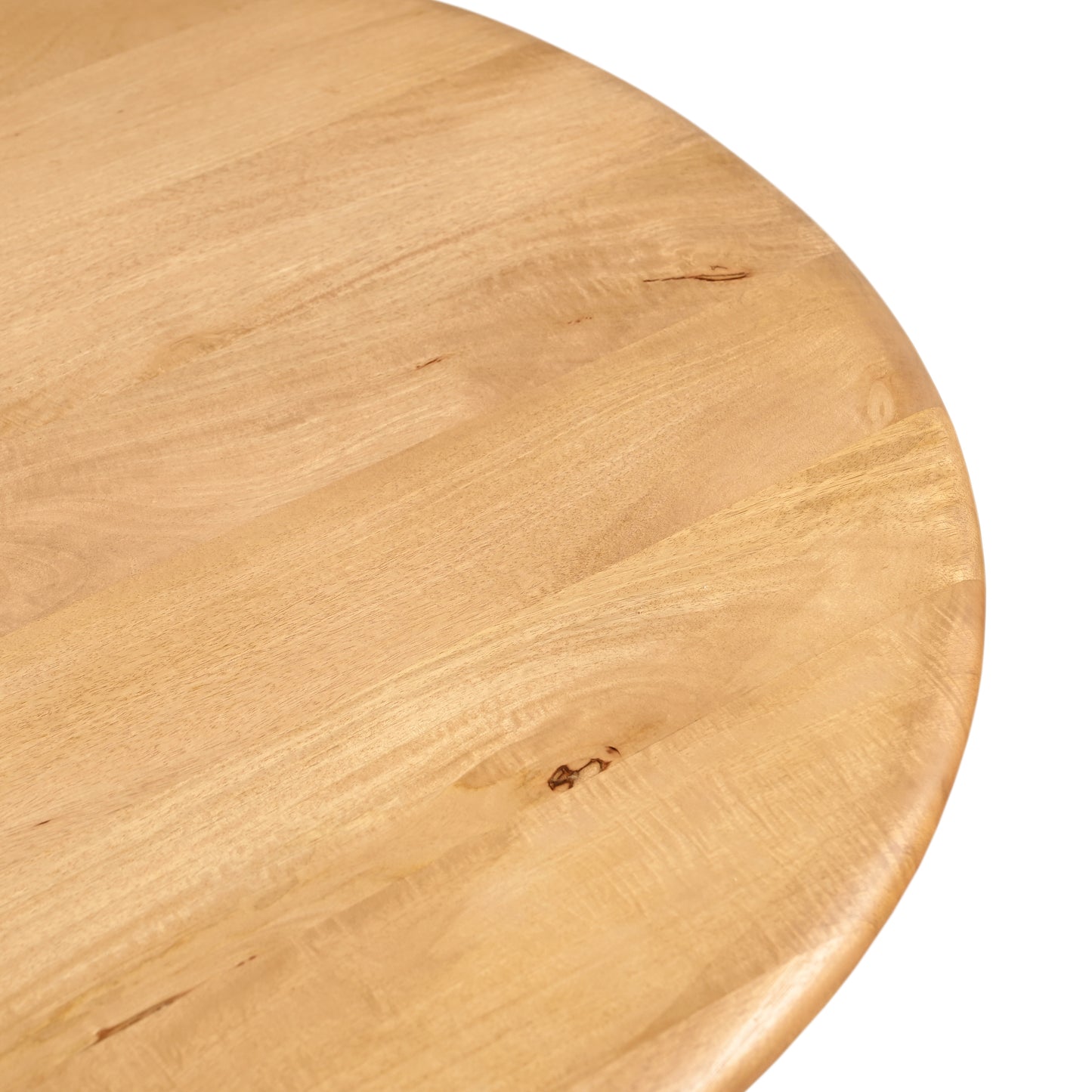 Sienna Round Solid Mango Wood Dining Table (2 Sizes)