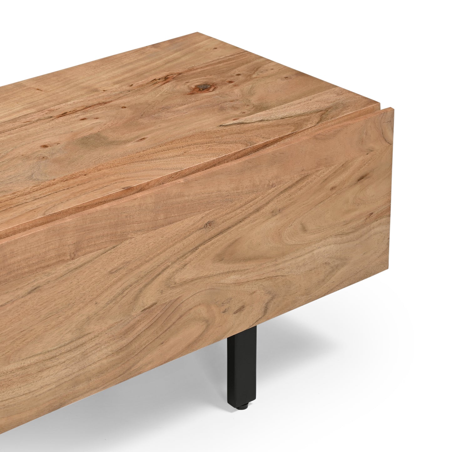 Kenji Solid Acacia Wood Large TV Stand