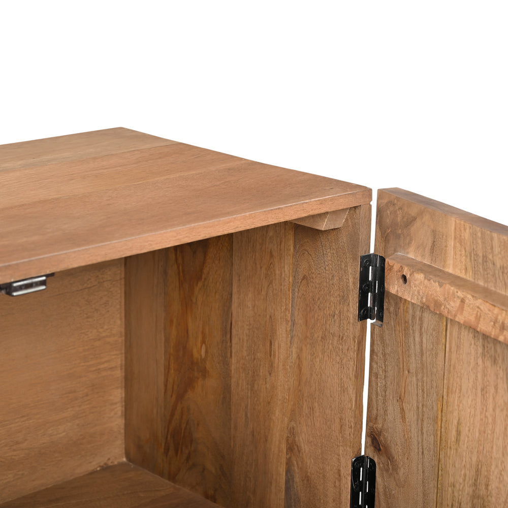 Nova Solid Mango Wood 2 Door TV Unit