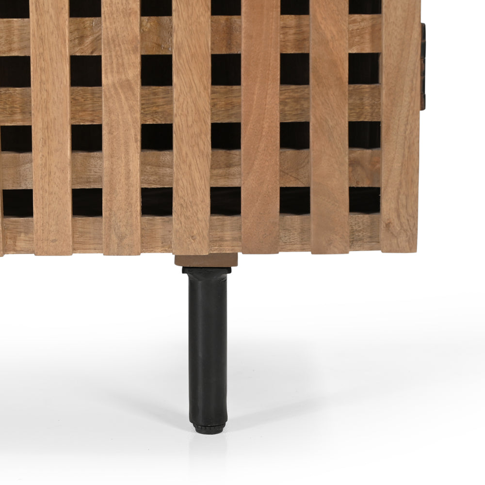 Nova Solid Mango Wood 4 Door Sideboard