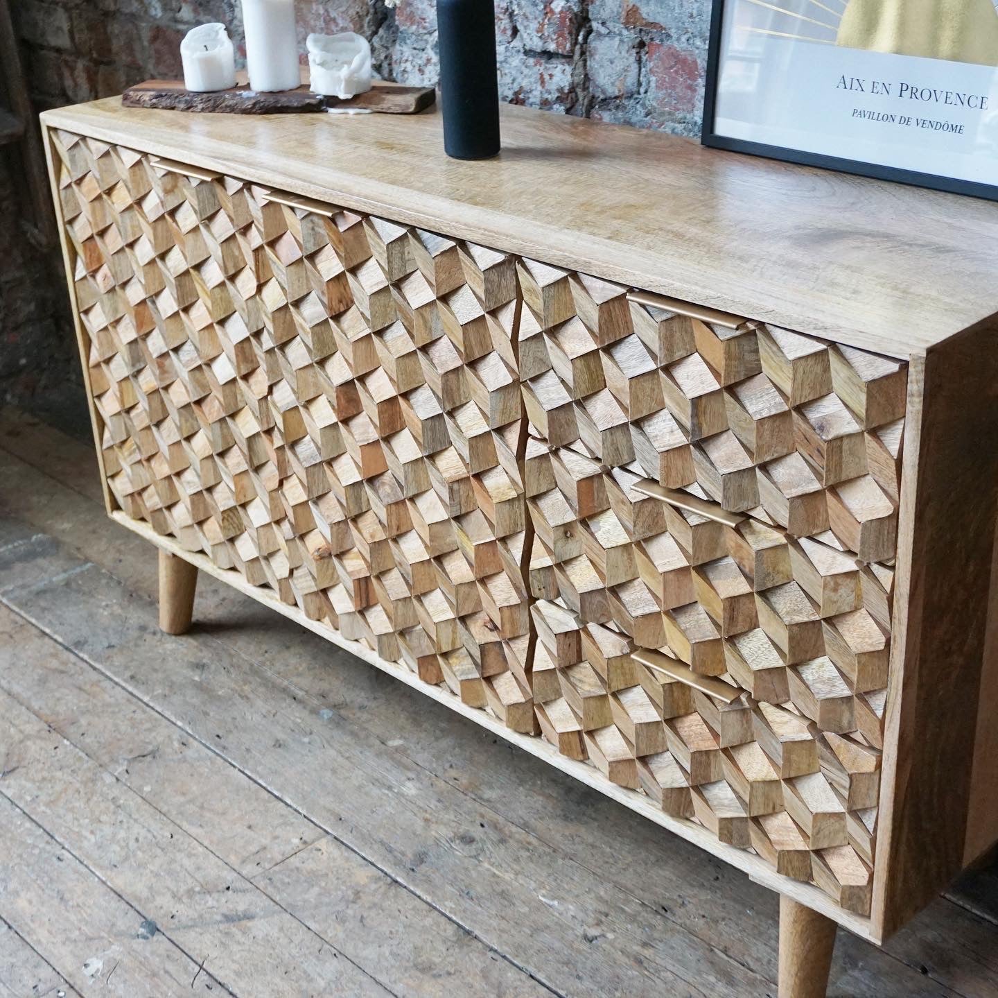 Iona Solid Mango Wood Medium Sideboard