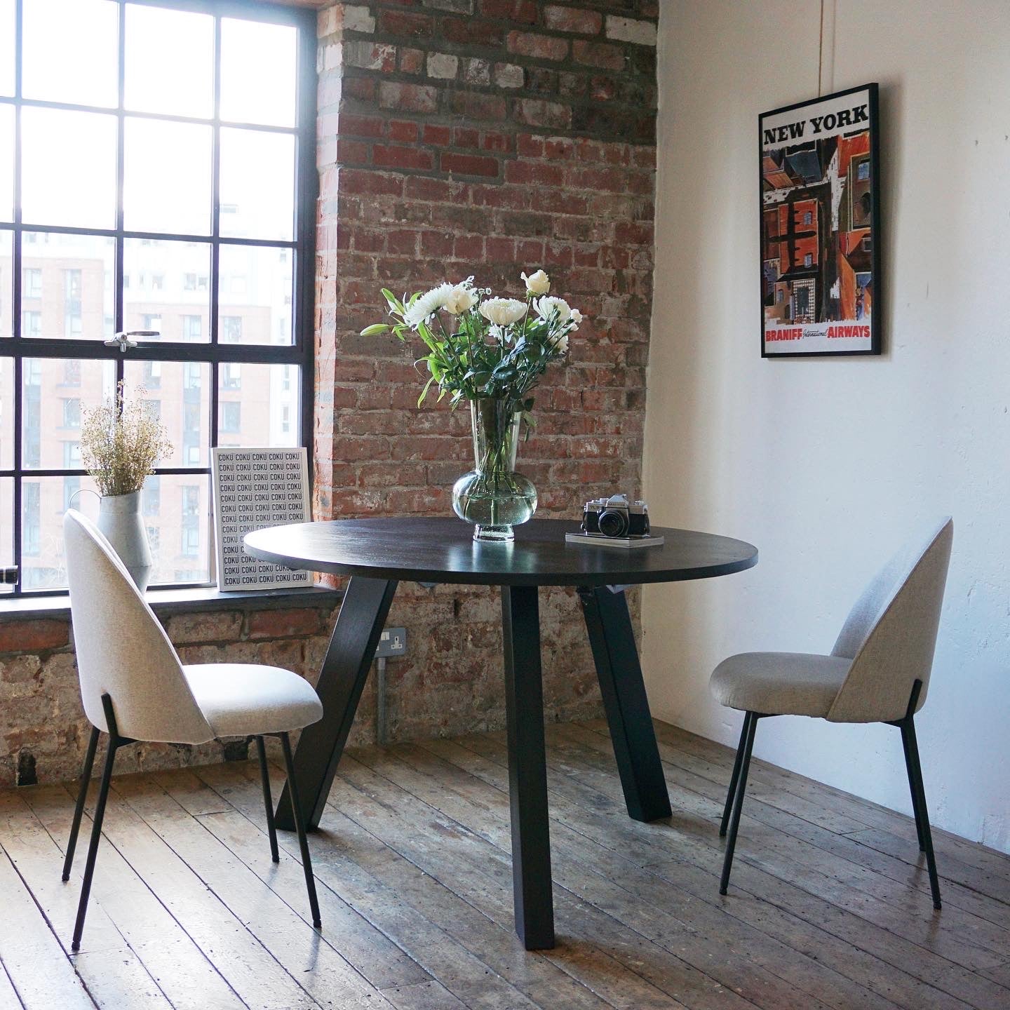 Anastasia Dining Chairs in Stone (2pk)