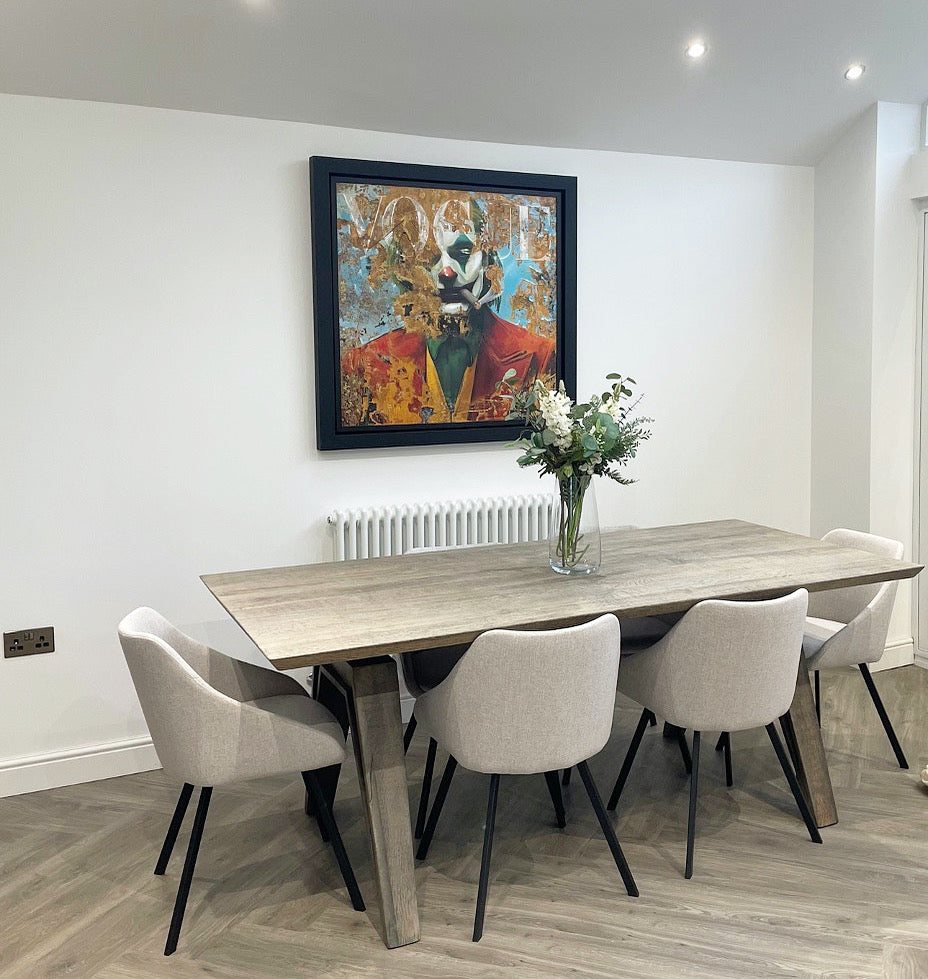 Julia Dining Chairs in Stone (2pk)