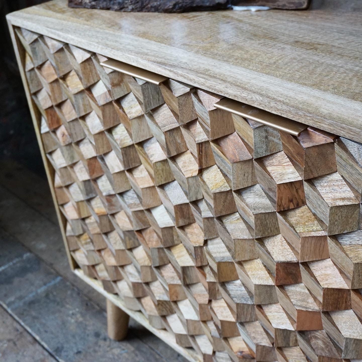 Iona Solid Mango Wood Medium Sideboard