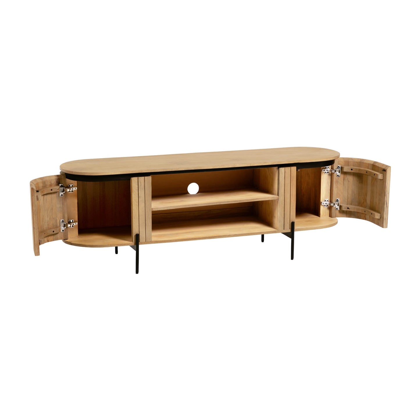 Lucia Solid Acacia Wood TV Stand