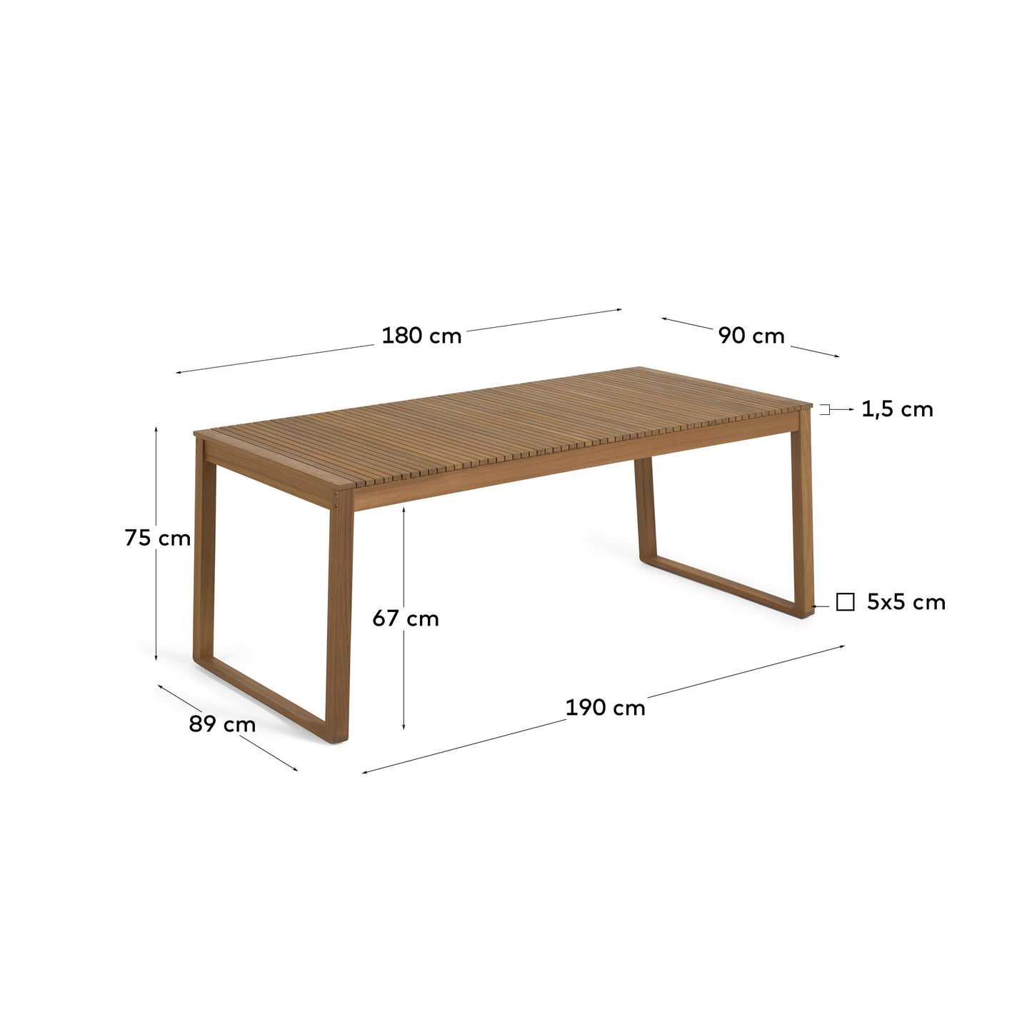Emili Outdoor Dining Table