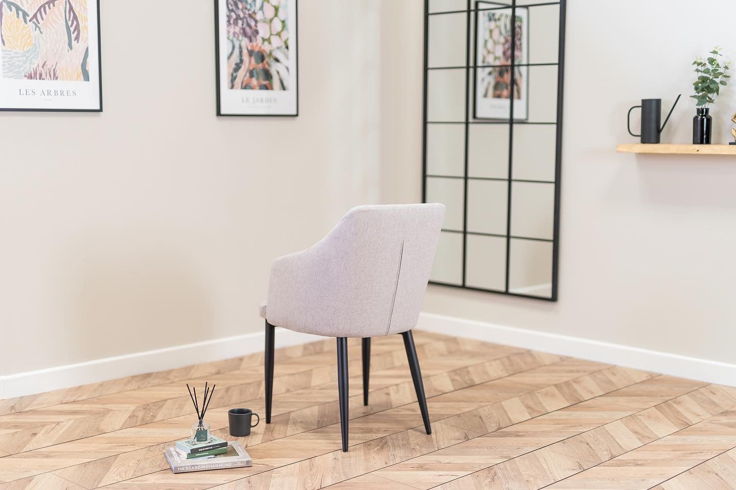 Aria Dining Chairs in Stone Beige (2pk)