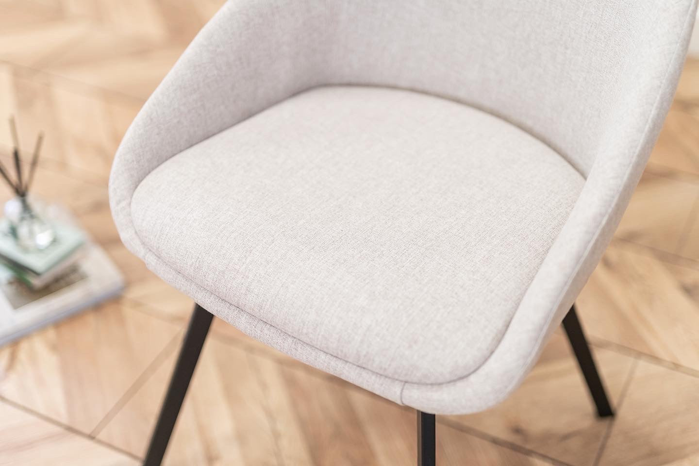 Julia Dining Chairs in Stone (2pk)