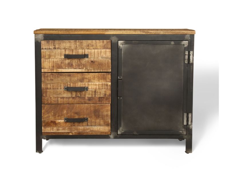 Sara Small Industrial Style Sideboard