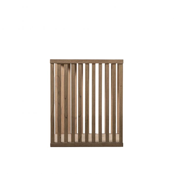 Kaia Solid Mango Wood Side Table Light Brown