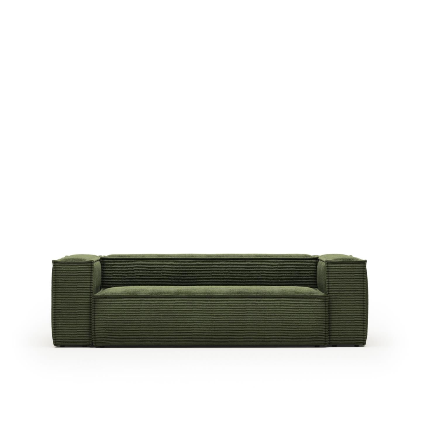 Lund 3 Seater Sofa Green Corduroy COKU Limited