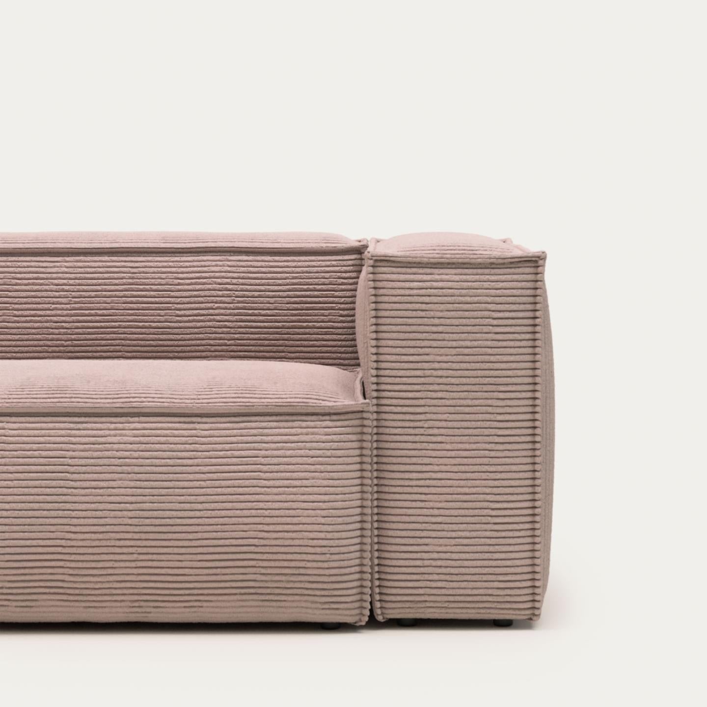 Lund 2 Seater Sofa - Pink Corduroy