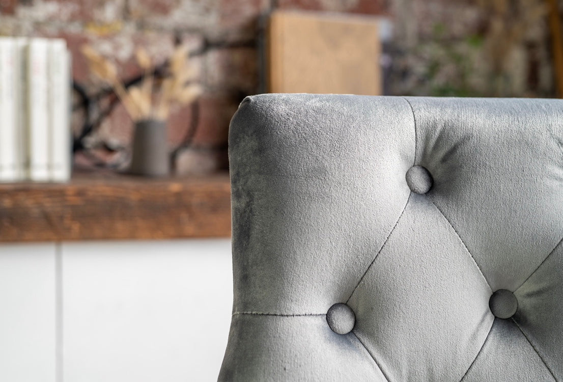 Portia Dining Chairs in Grey (2pk)