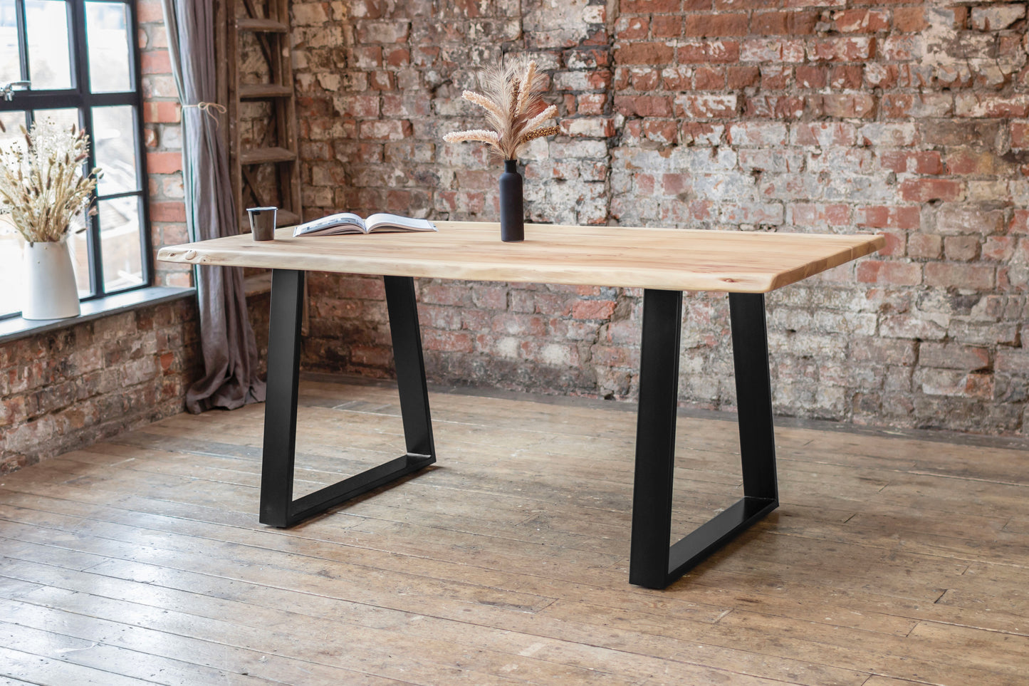 Indiana Dining Table and Bench Set (2 Colours and 2 Sizes)