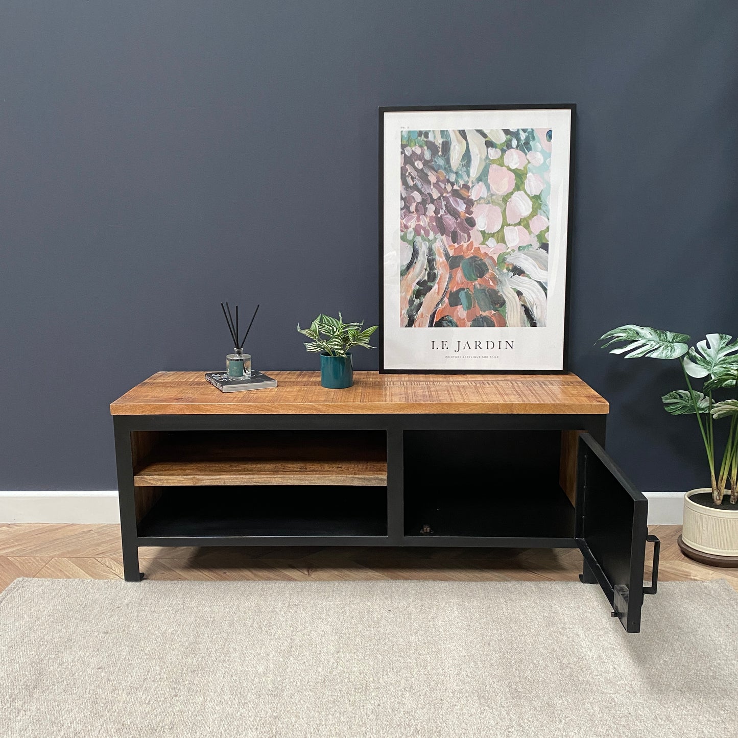 Sara Small Industrial Style TV Unit