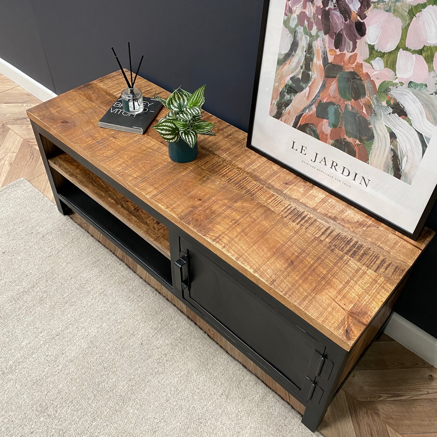 Sara Small Industrial Style TV Unit