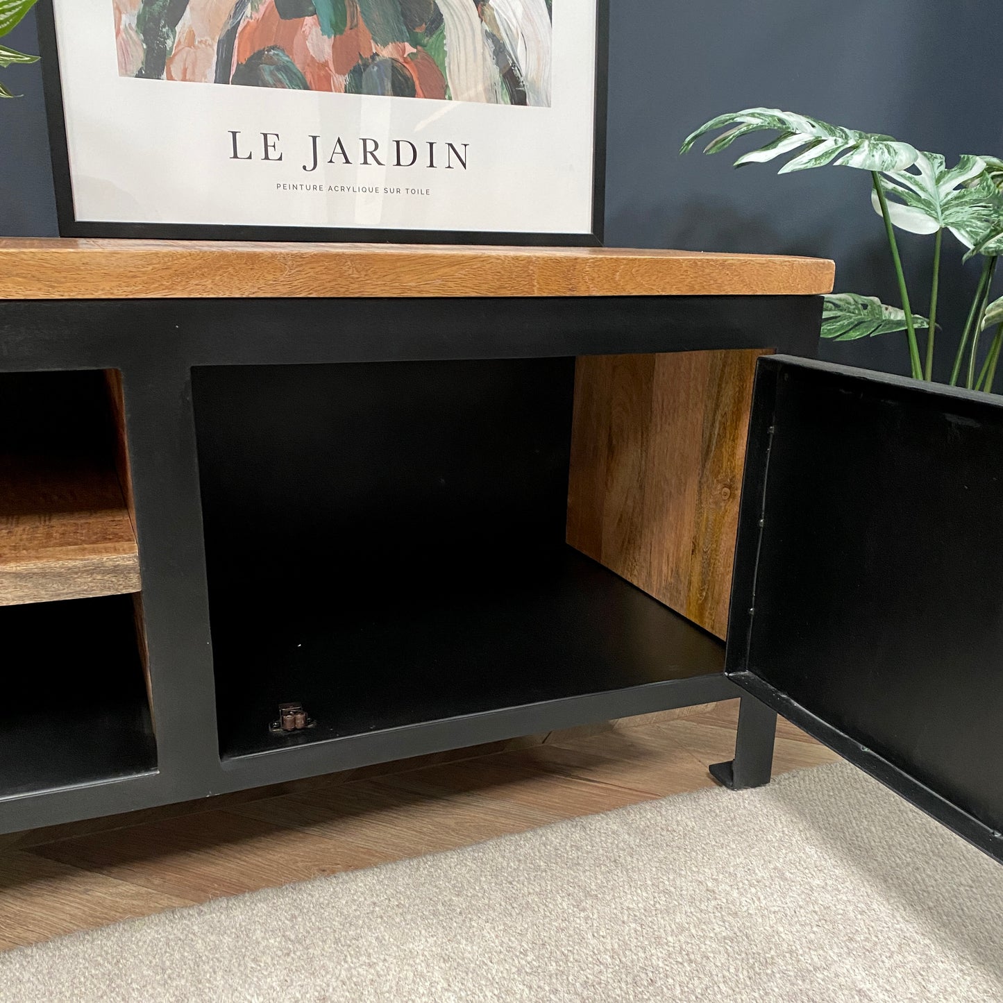 Sara Small Industrial Style TV Unit
