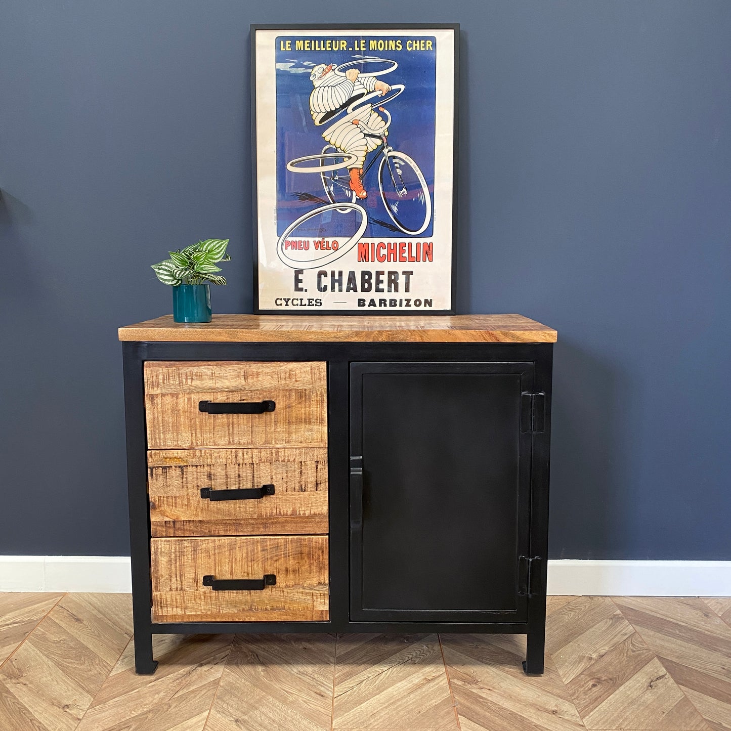 Sara Small Industrial Style Sideboard