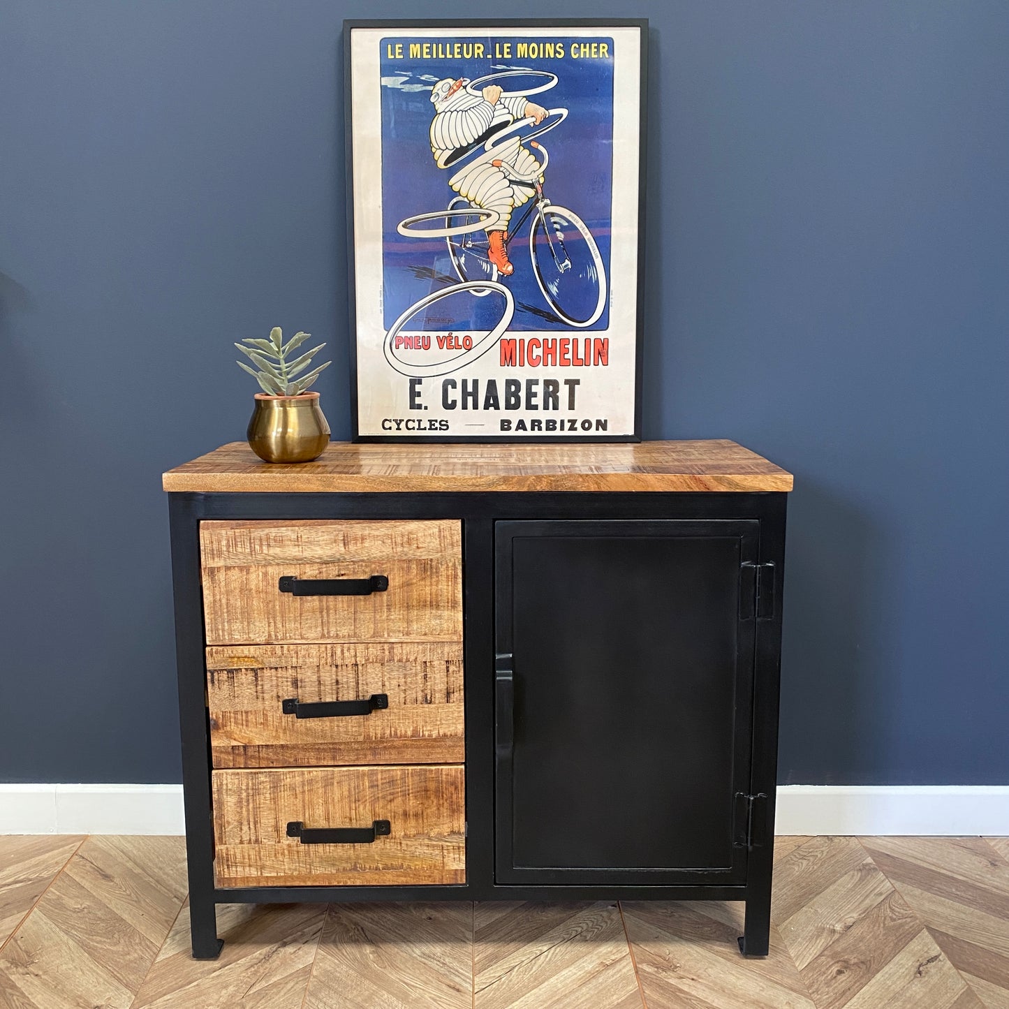 Sara Small Industrial Style Sideboard