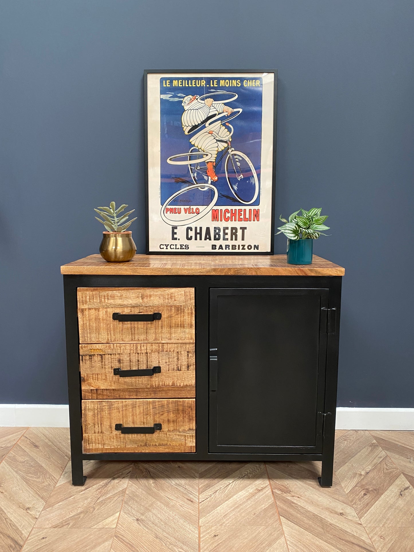 Sara Small Industrial Style Sideboard