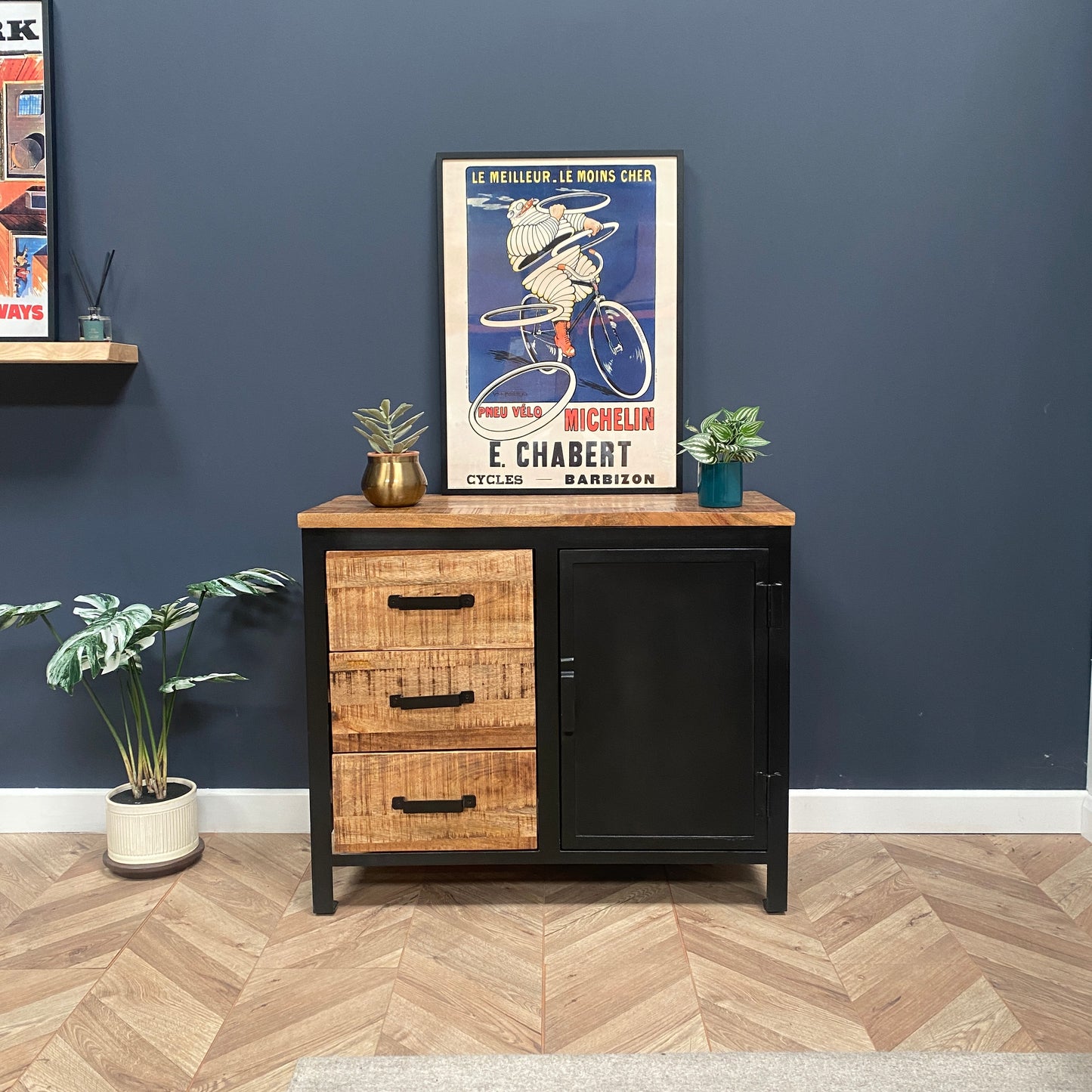 Sara Small Industrial Style Sideboard