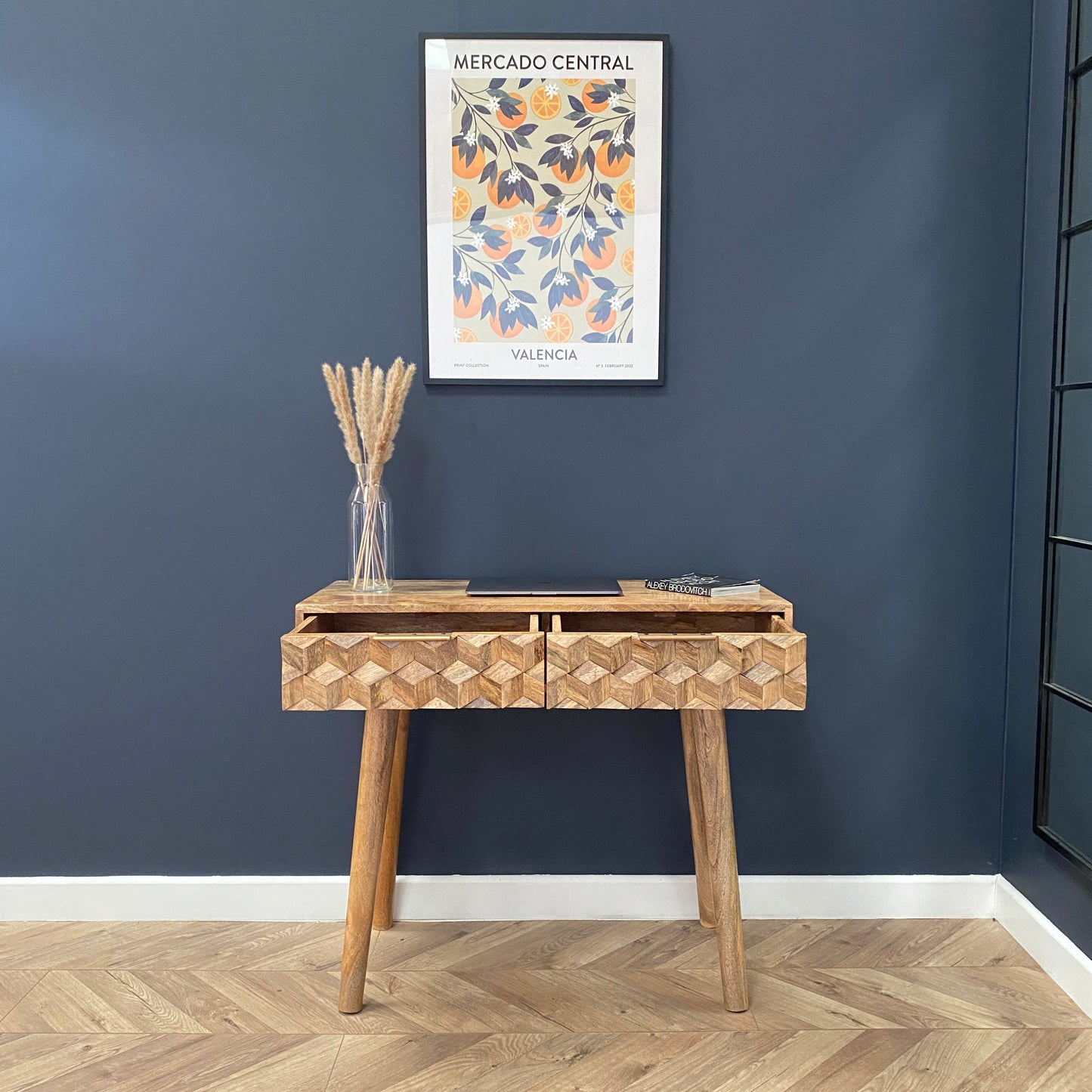 Iona Solid Mango Wood Console Table