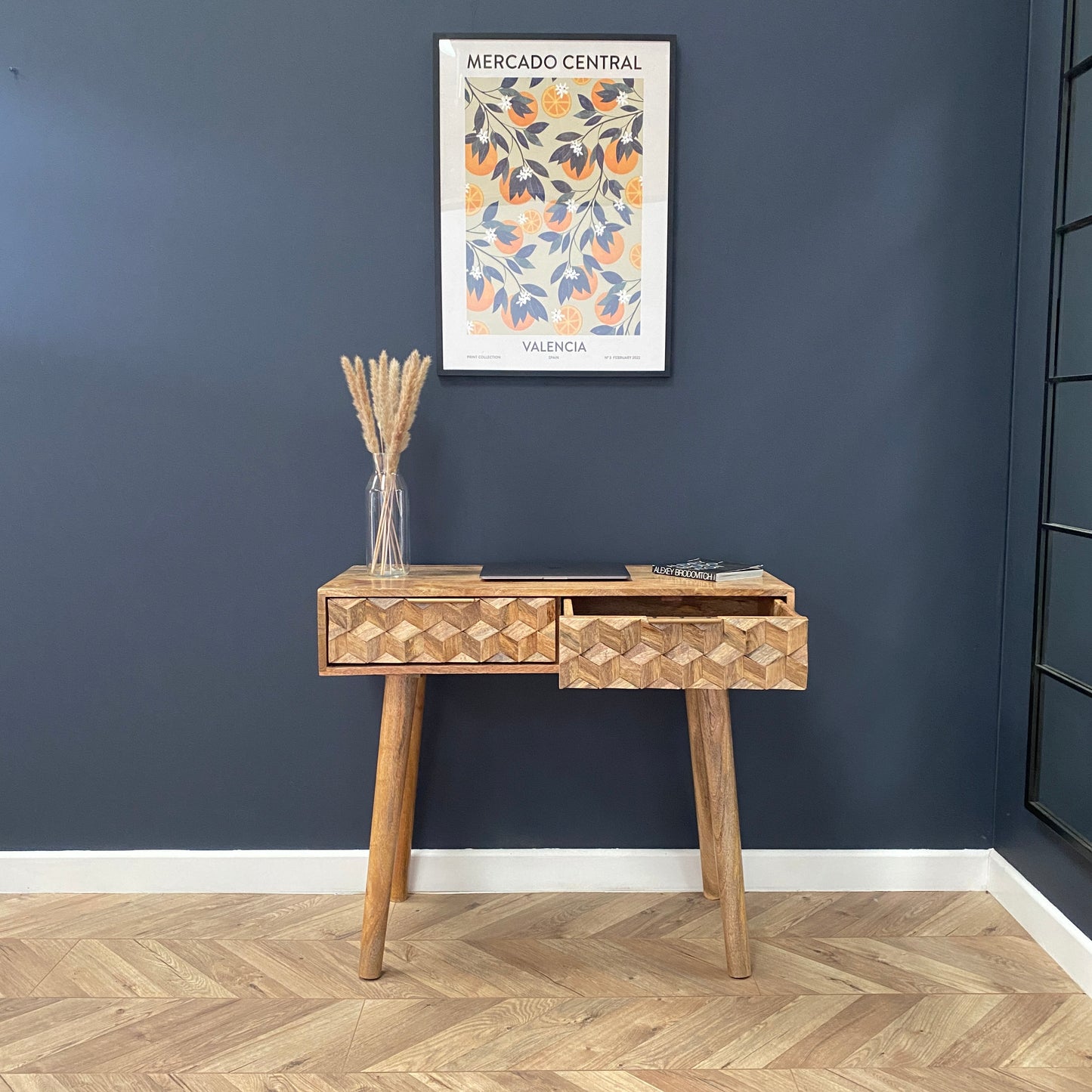 Iona Solid Mango Wood Console Table