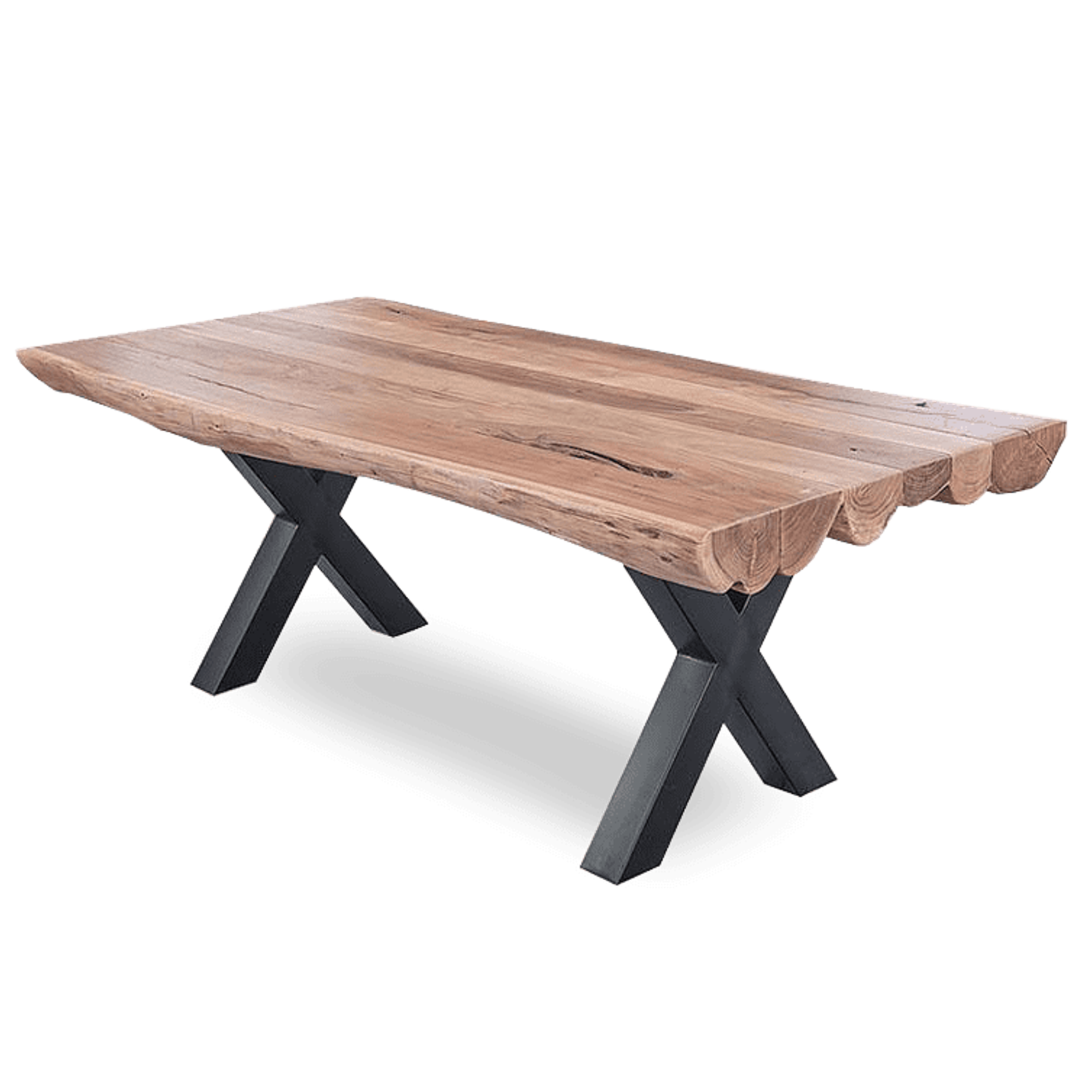 Vikesha solid wood shop dining table