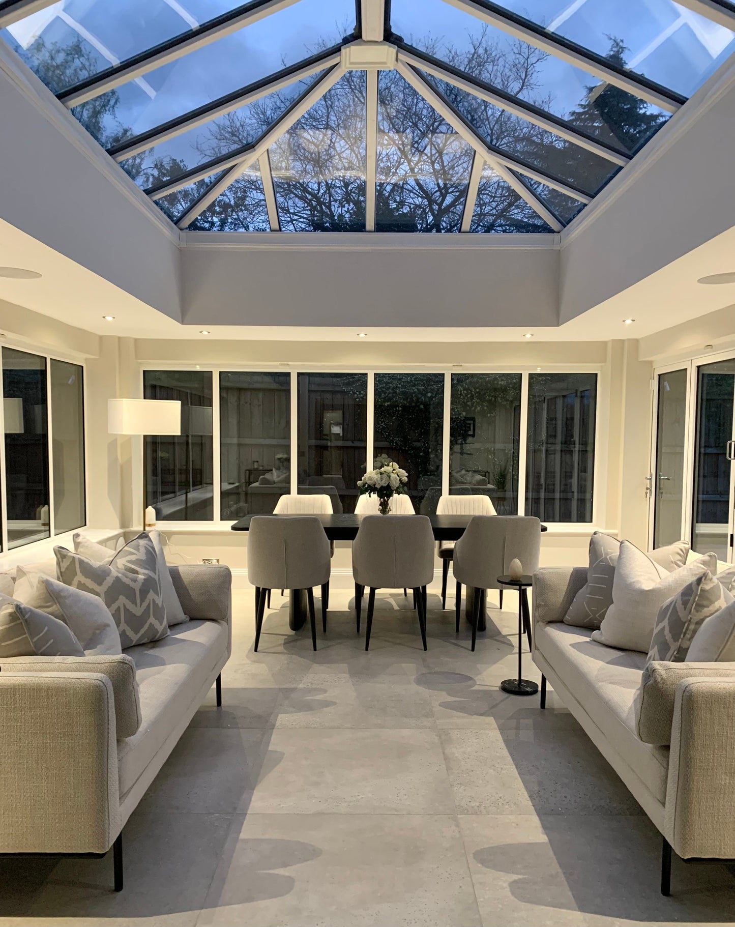 Aria Dining Chairs in Stone Beige (2pk)