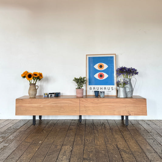 Kenji Solid Acacia Wood Large TV Stand