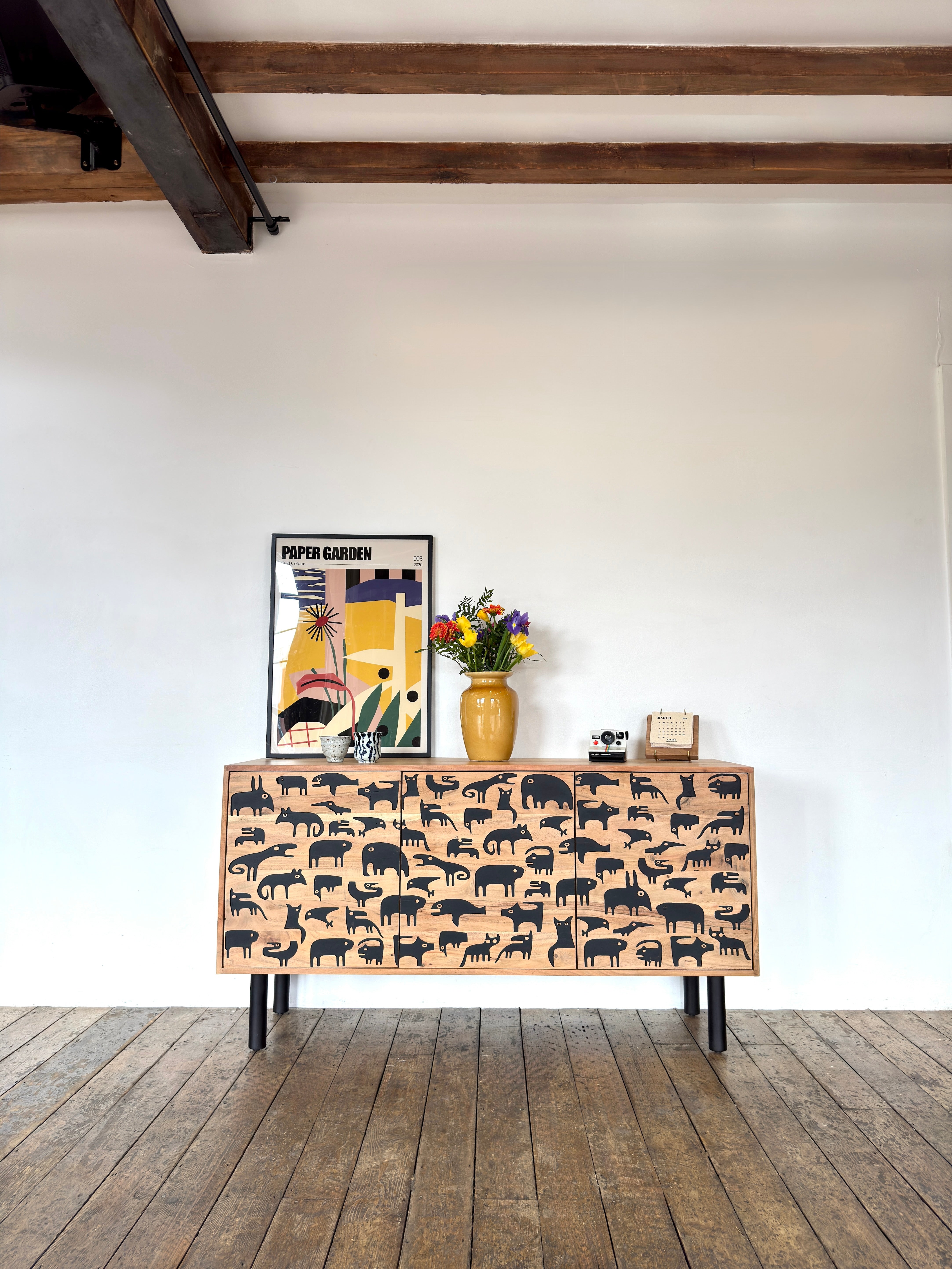 Savannah Solid Acacia Wood Large Sideboard