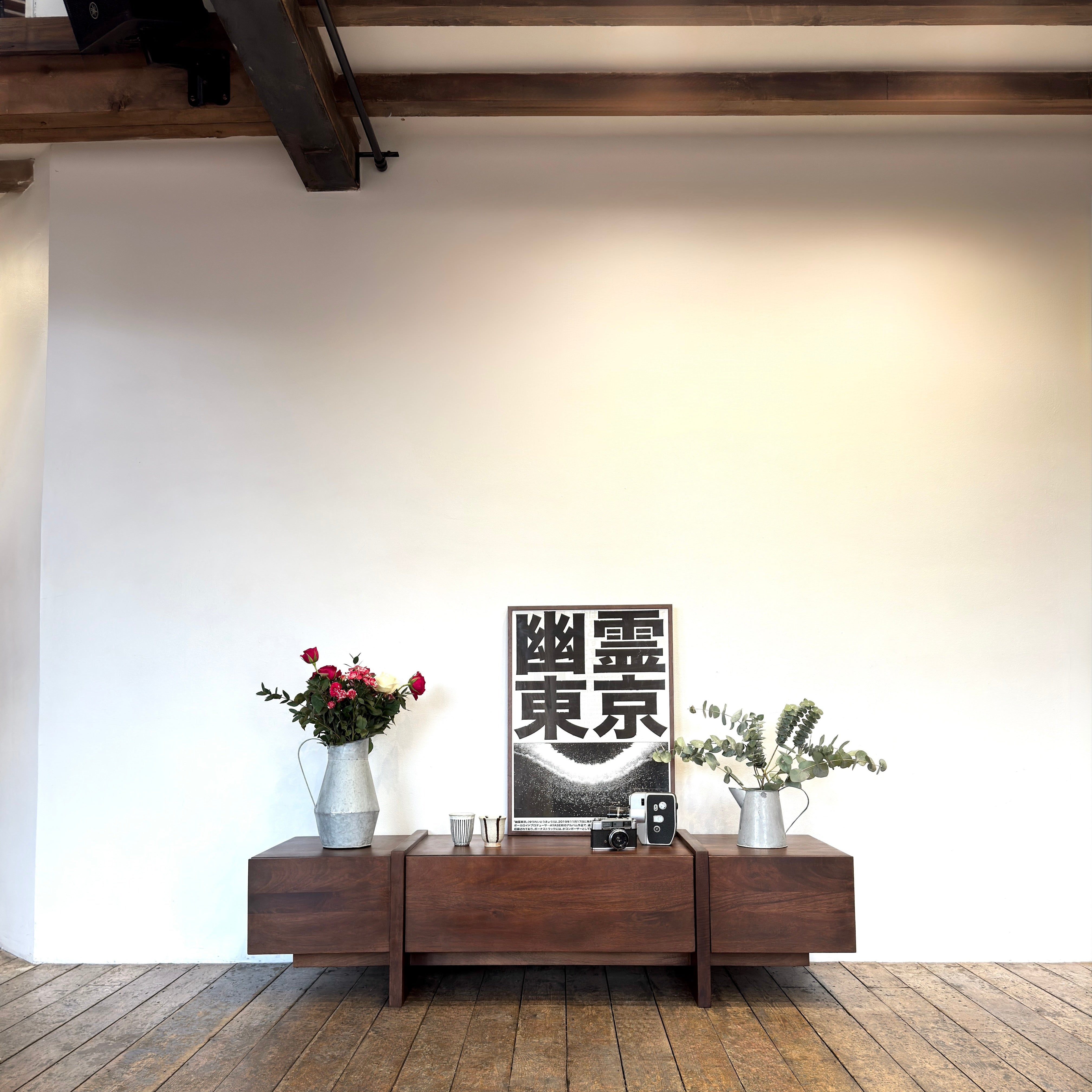 Takara Solid Mango Wood Medium TV Unit in Brown