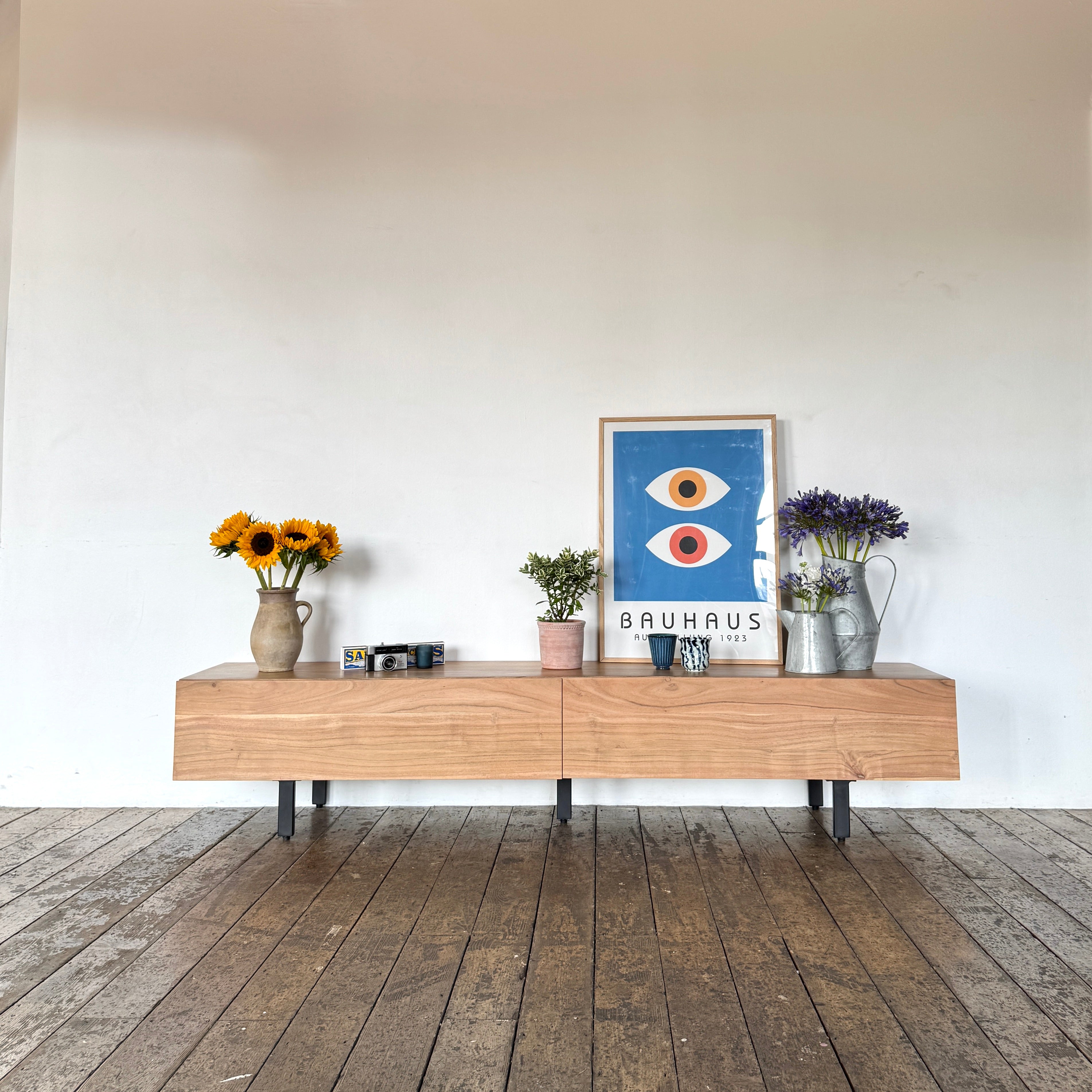 Kenji Solid Acacia Wood Large TV Stand (2 Sizes)