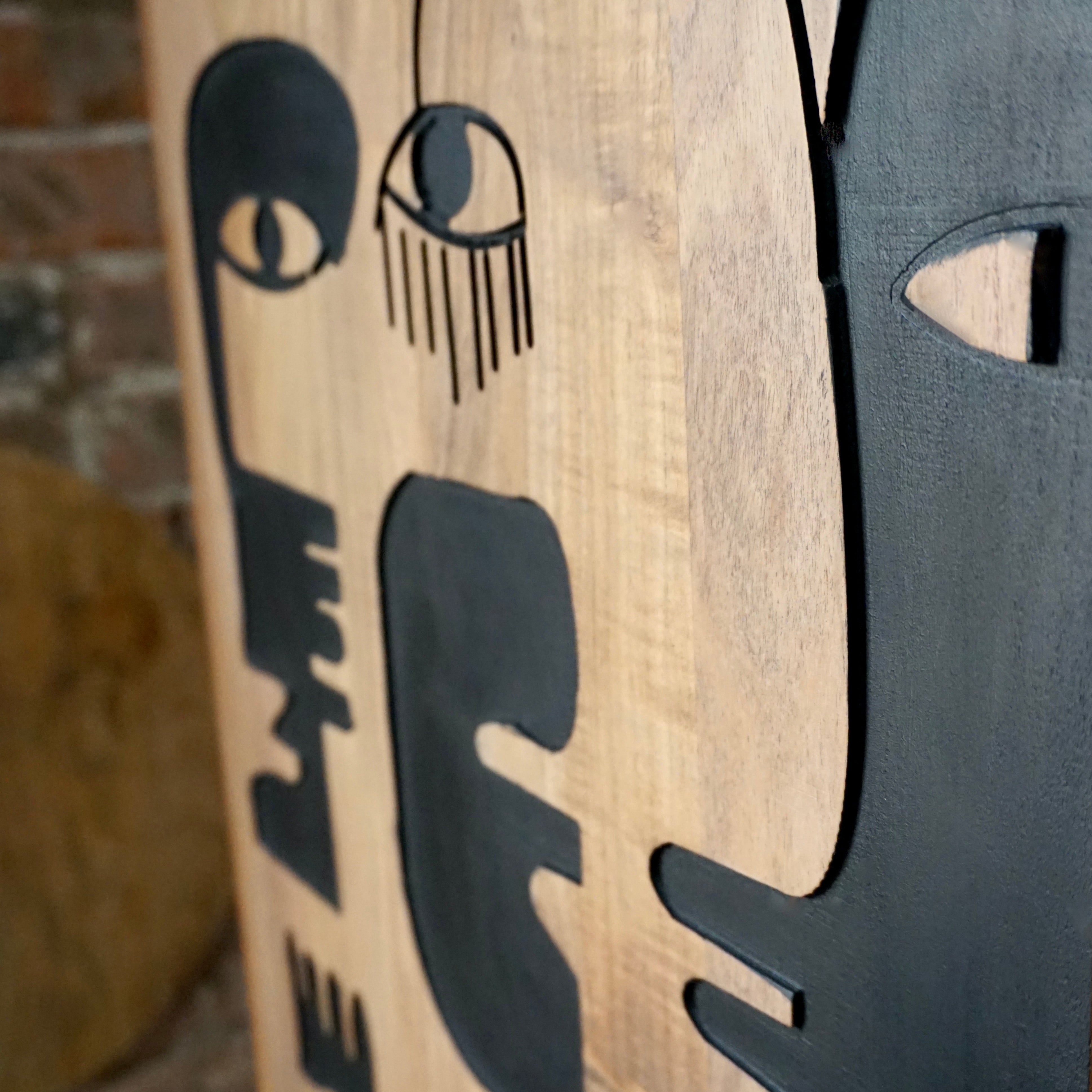 Pablo Solid Acacia Wood 2 Door Highboard