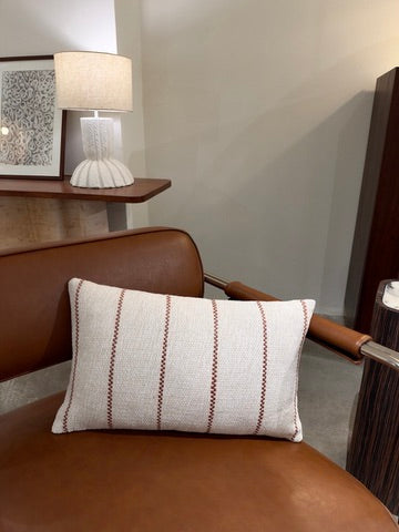 Azra Cushion in Natural & Rust 30 x 50cm