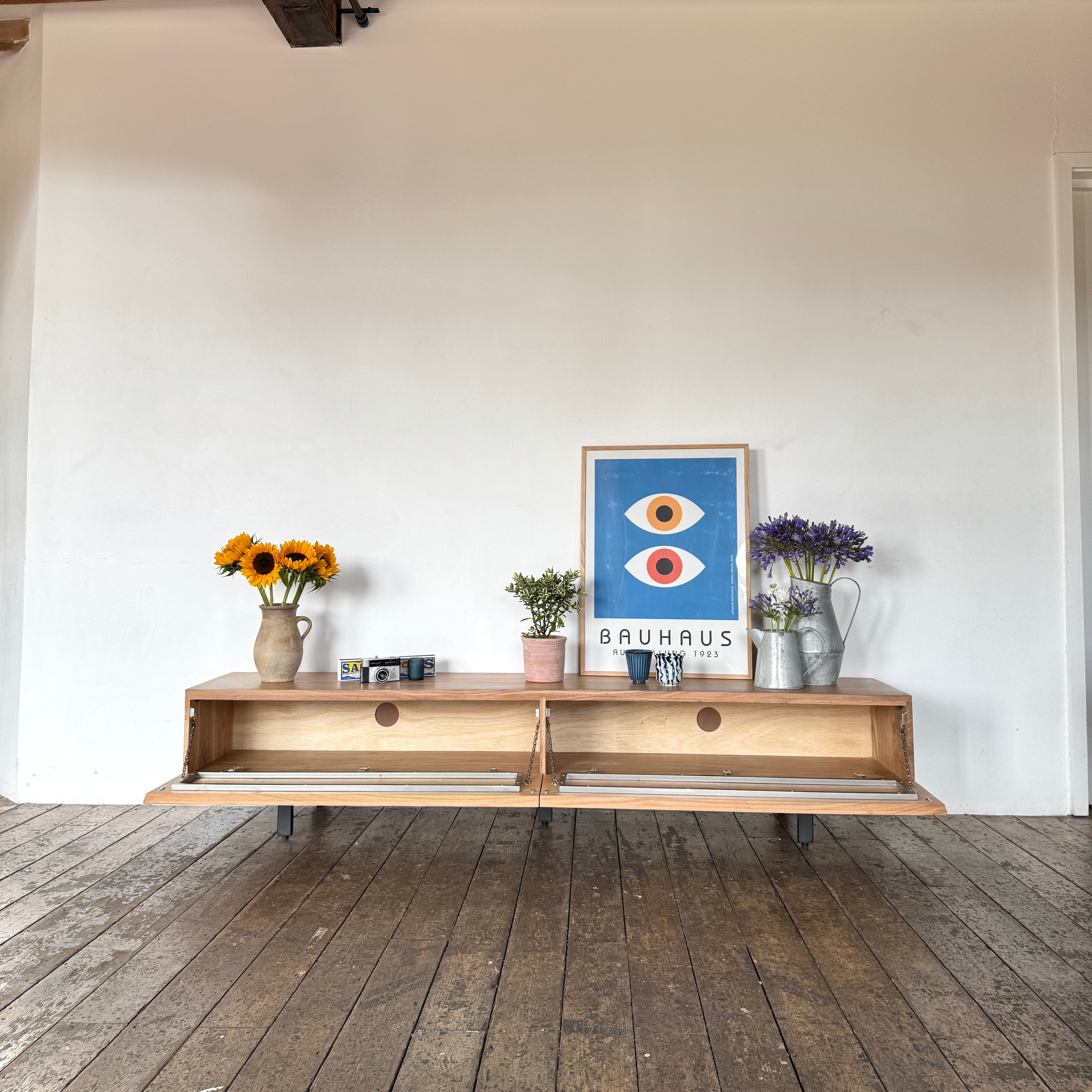 Kenji Solid Acacia Wood Large TV Stand (2 Sizes)