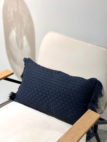 Ori Cushion in Navy 30 x 50cm
