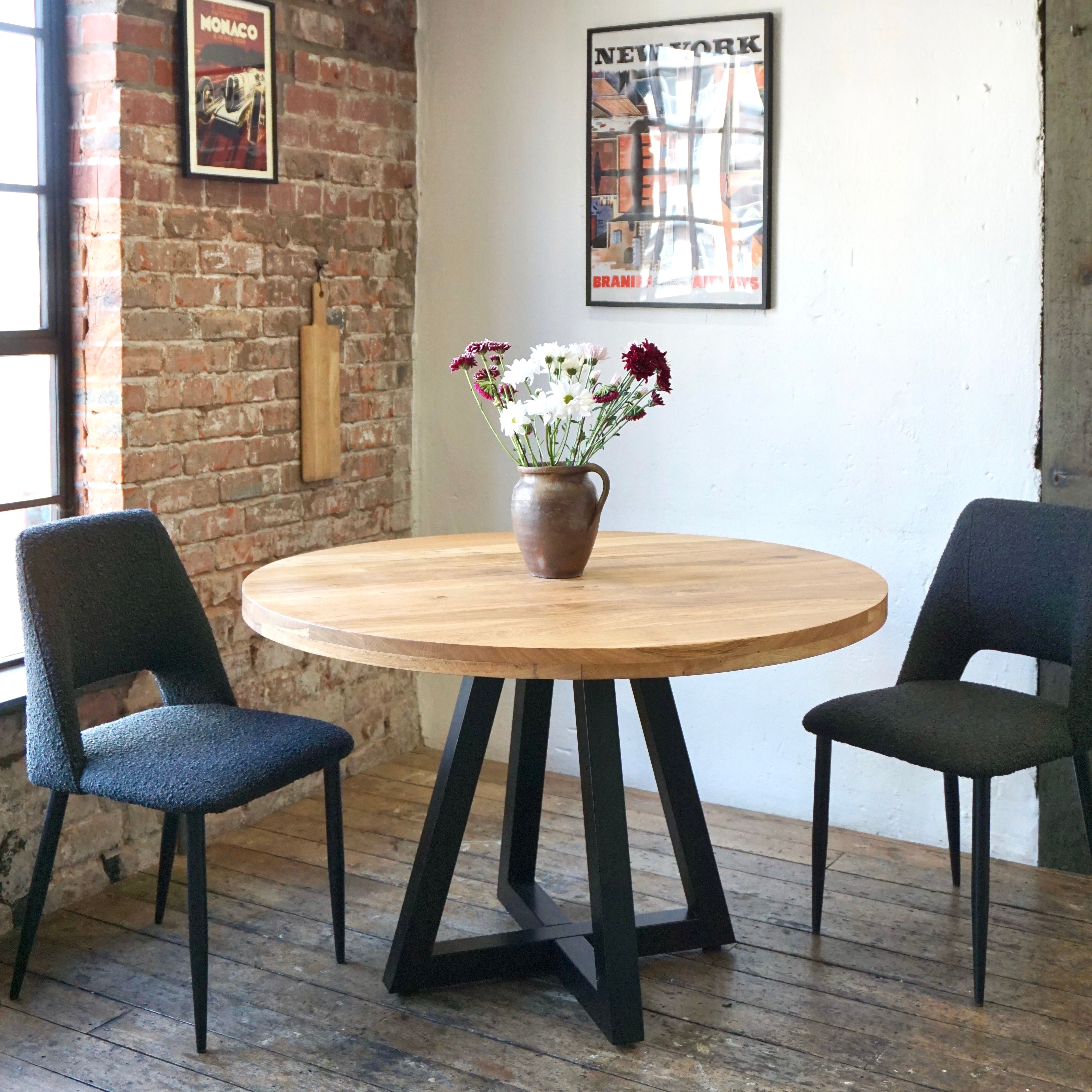 Ida Solid Oak Dining Table Natural (3 Sizes)