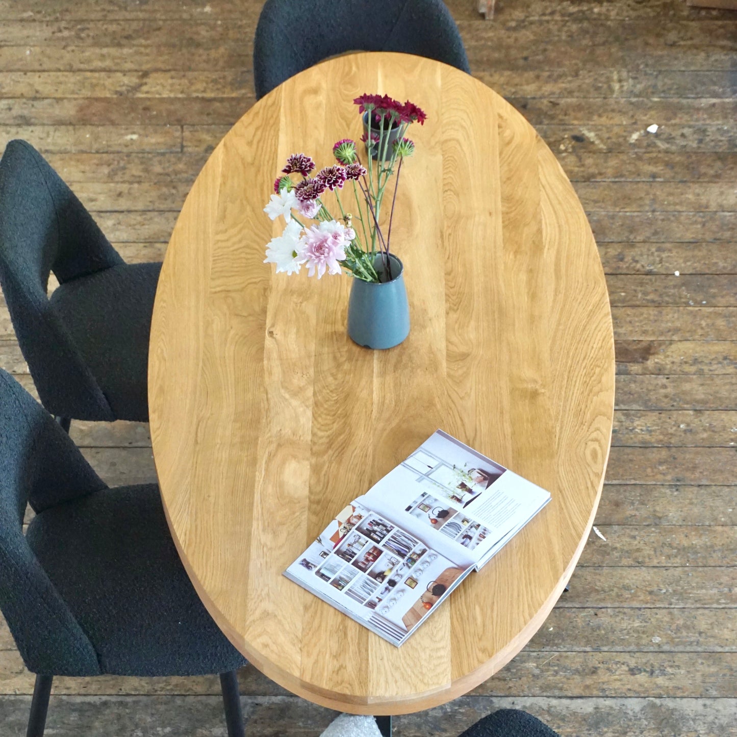 Sara Oval Solid Oak Dining Table (2 Sizes)