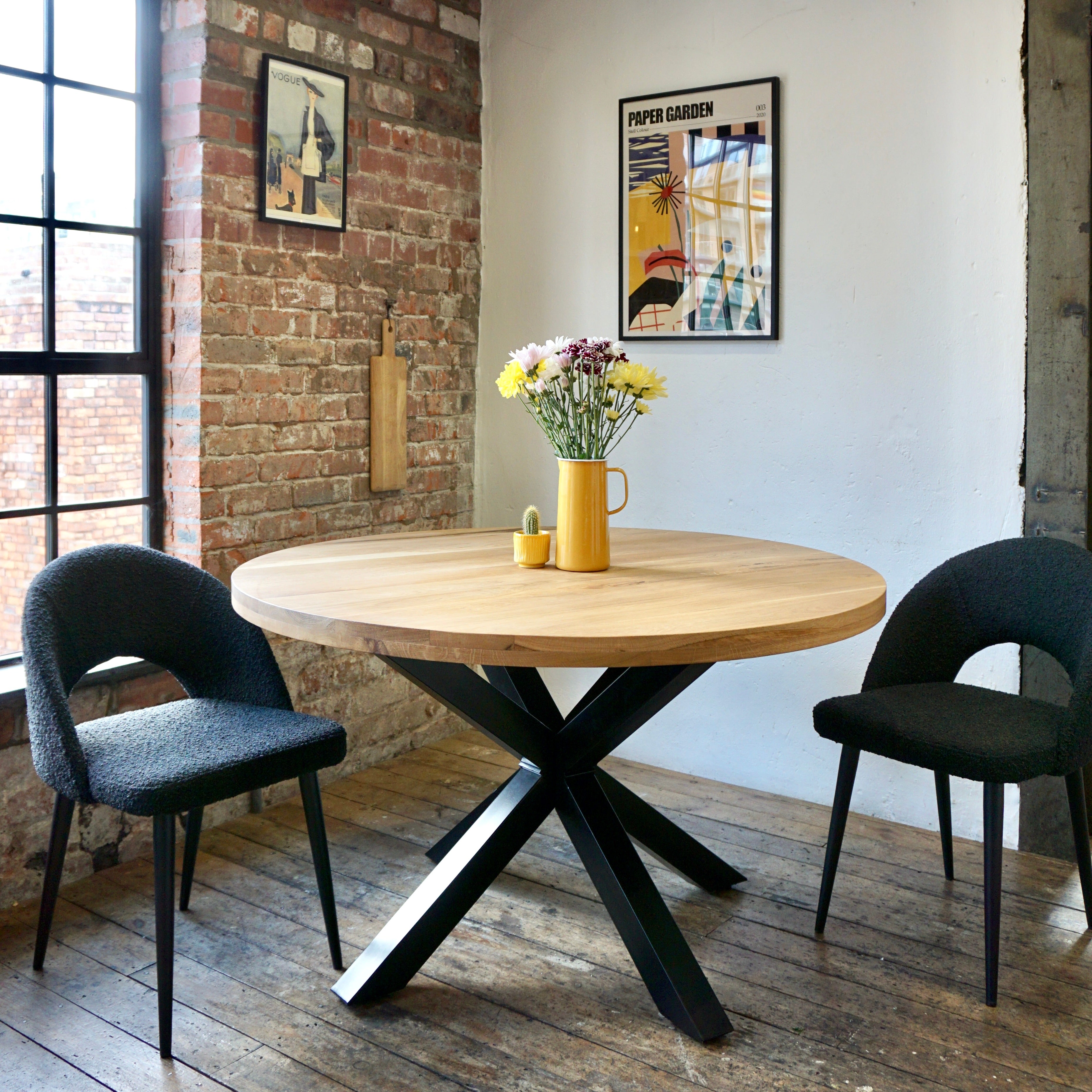 Sara Solid Oak Dining Table (4 Sizes)