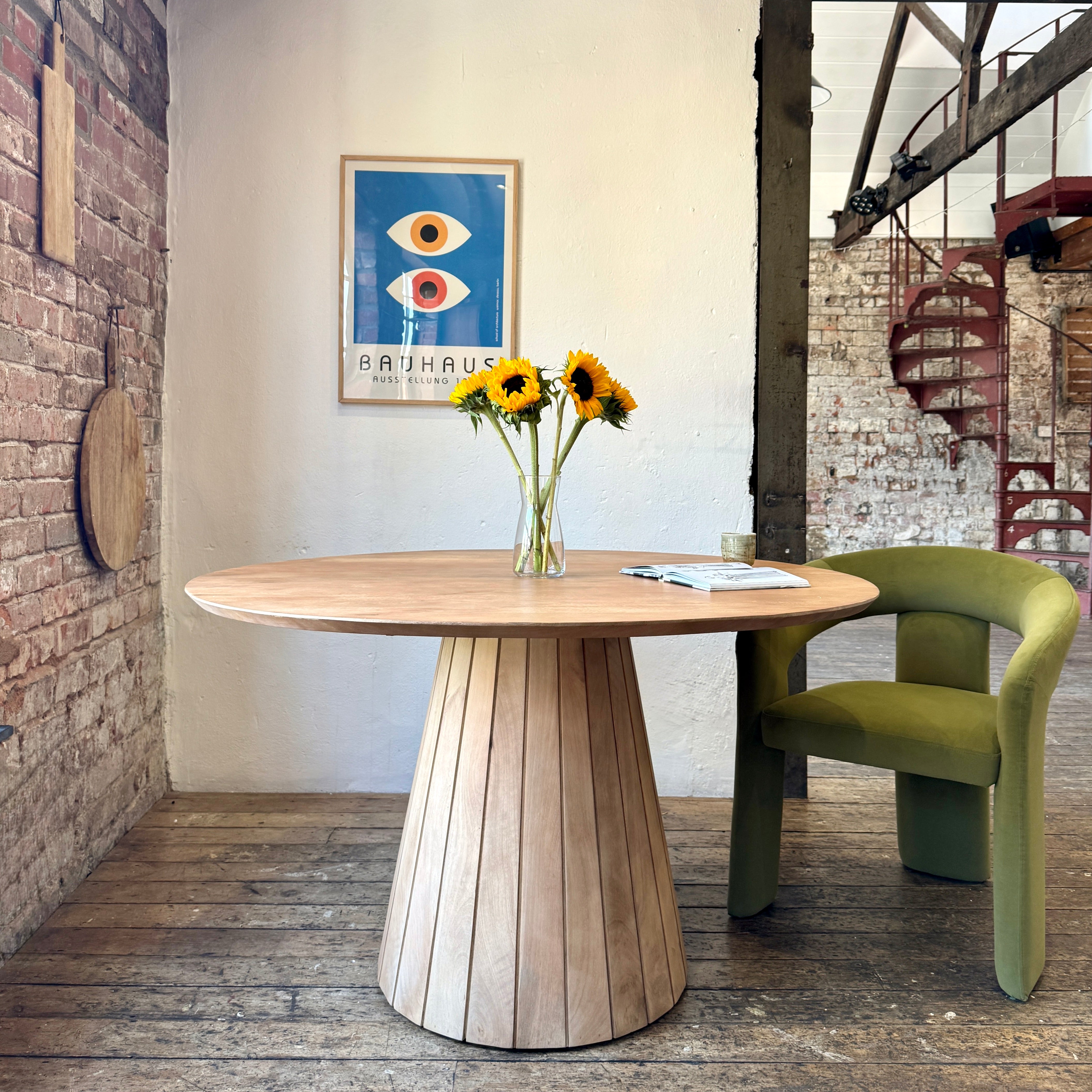 Eva Dining Chairs in Olive Green (2pk)