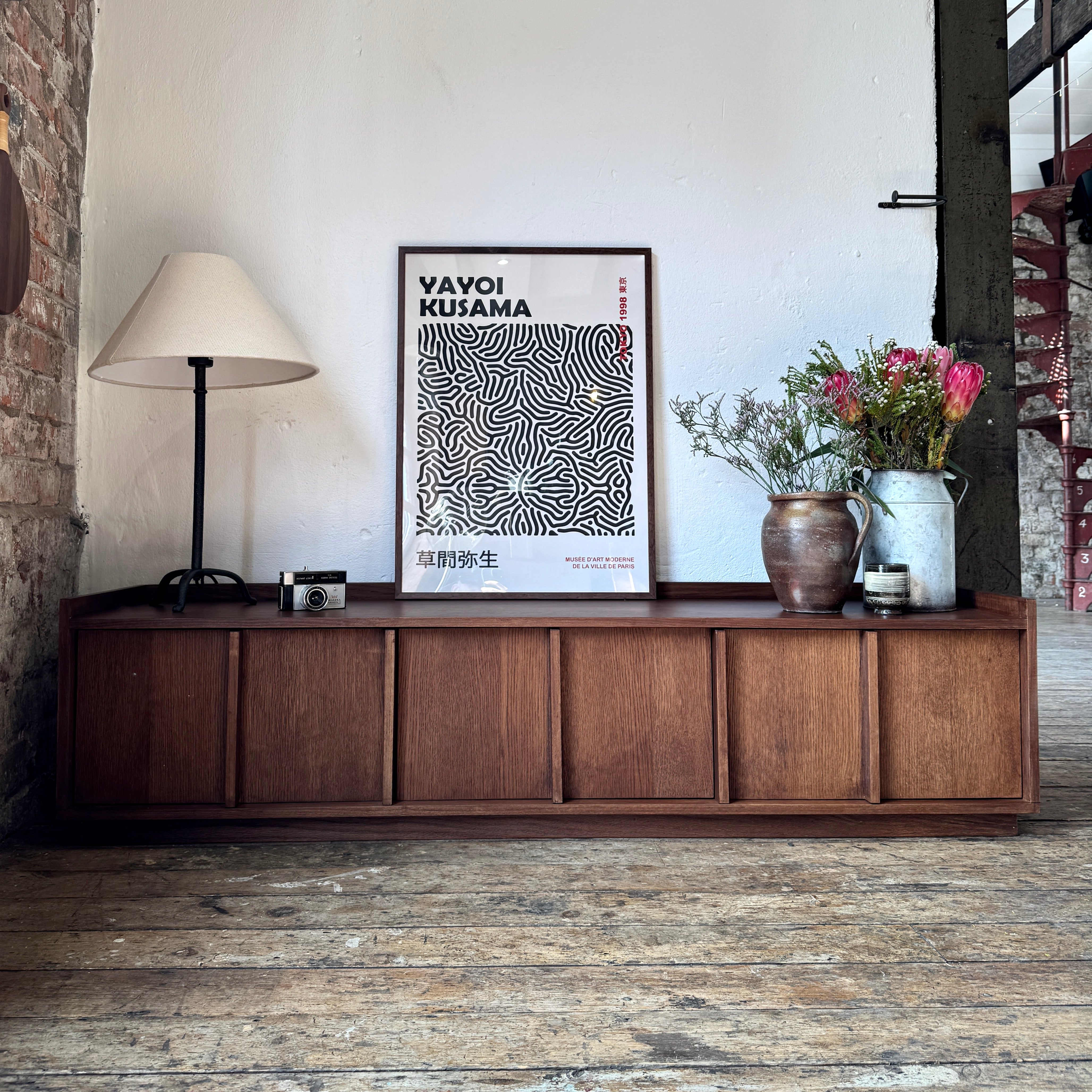 Kyoto Medium 3 Door TV Stand in Walnut (160cm) – COKU Limited