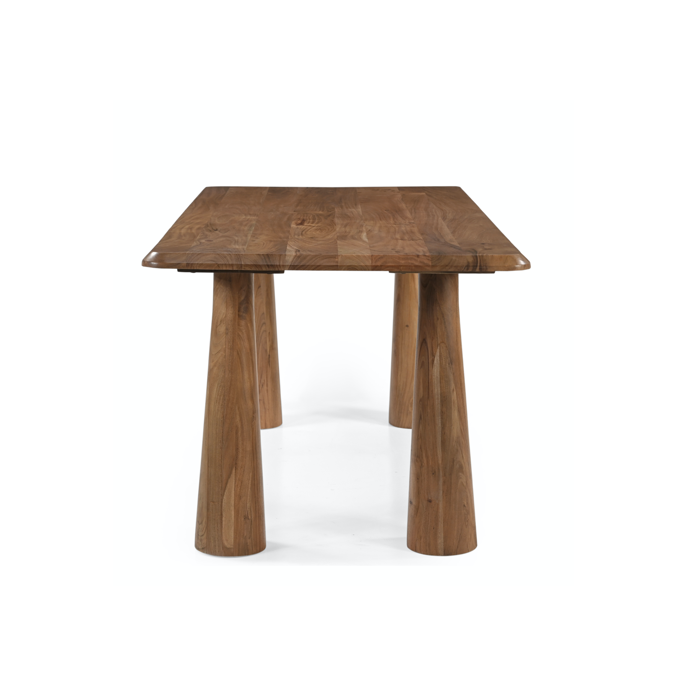 Antonella Rectangular Solid Acacia Wood Dining Table Natural