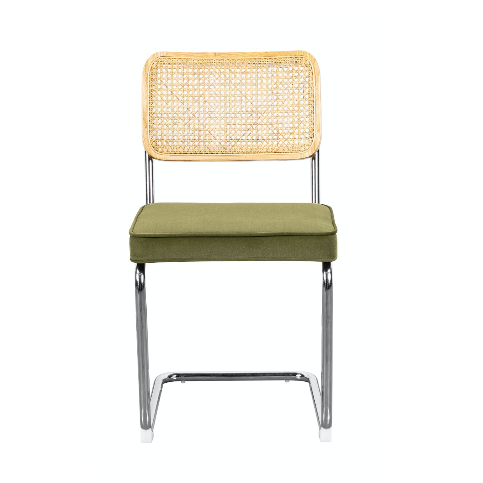 Brooklyn Rattan Chair Olive Green (2pk)