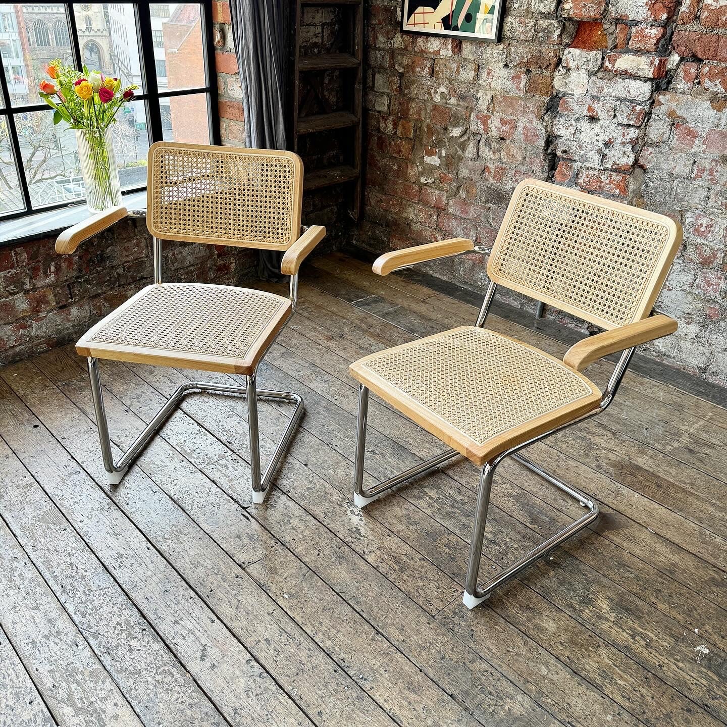 Brooklyn Rattan Chair with Arms (2pk)