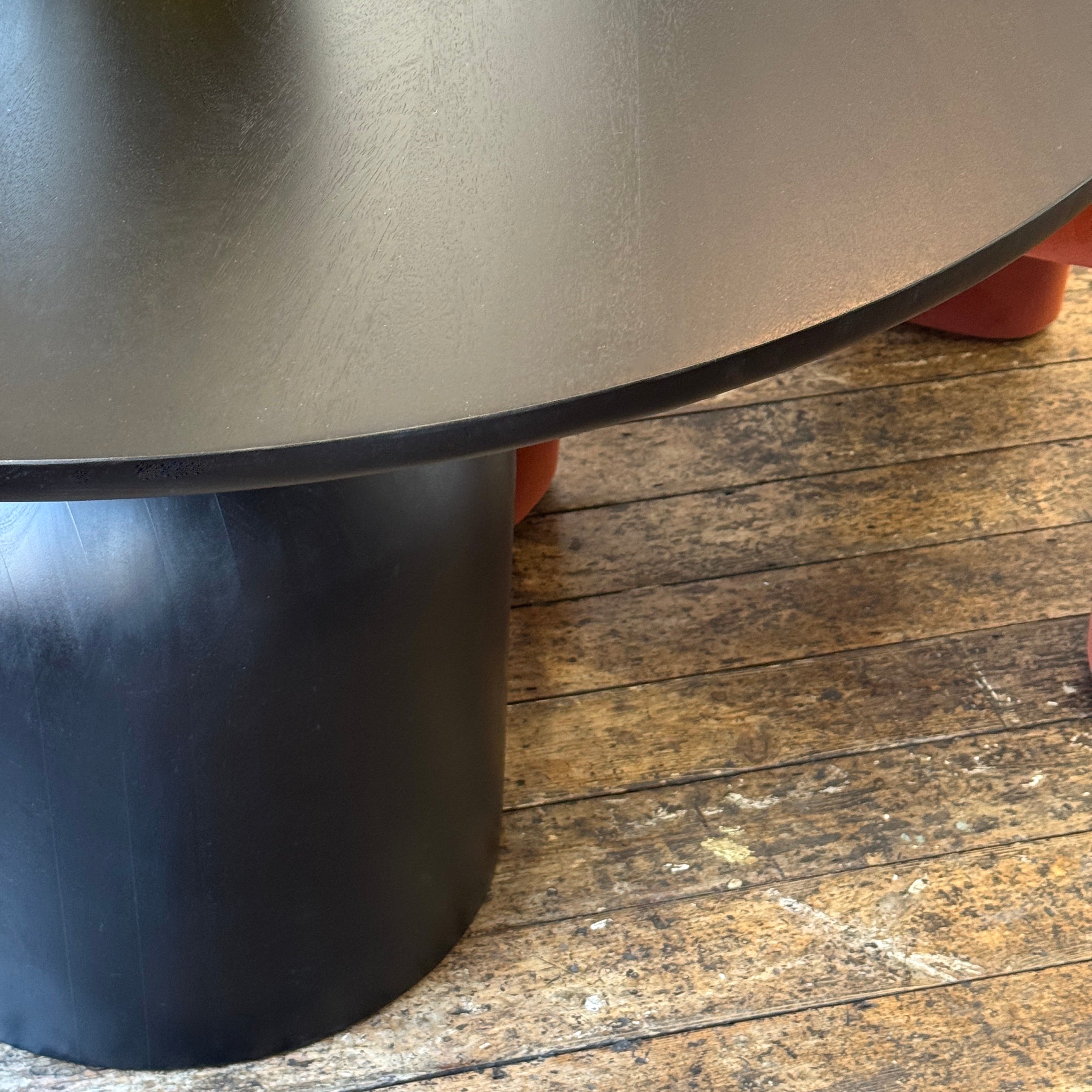 Cora Round Solid Mango Wood Dining Table in Black (2 Sizes)