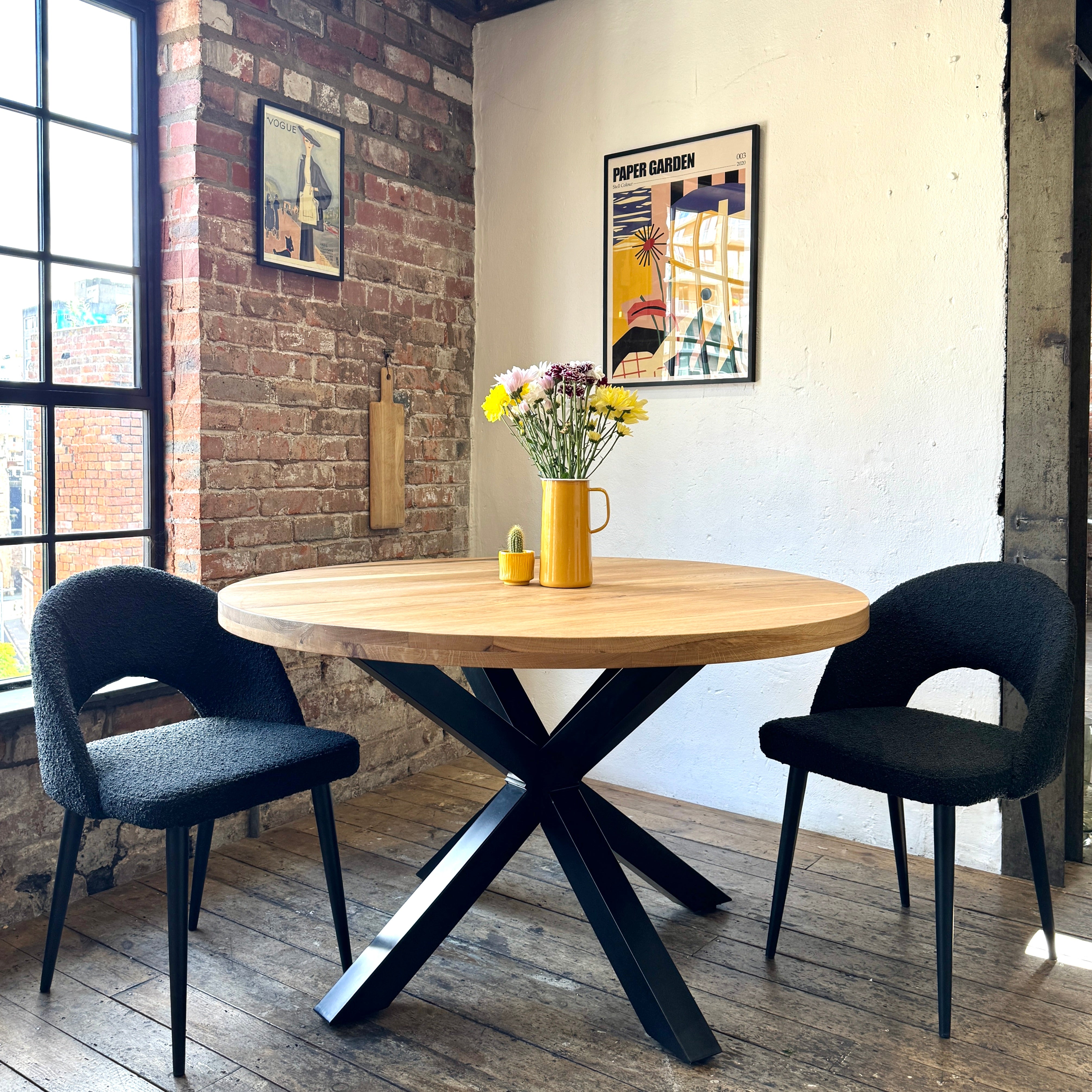 Sara Solid Oak Dining Table (4 Sizes)